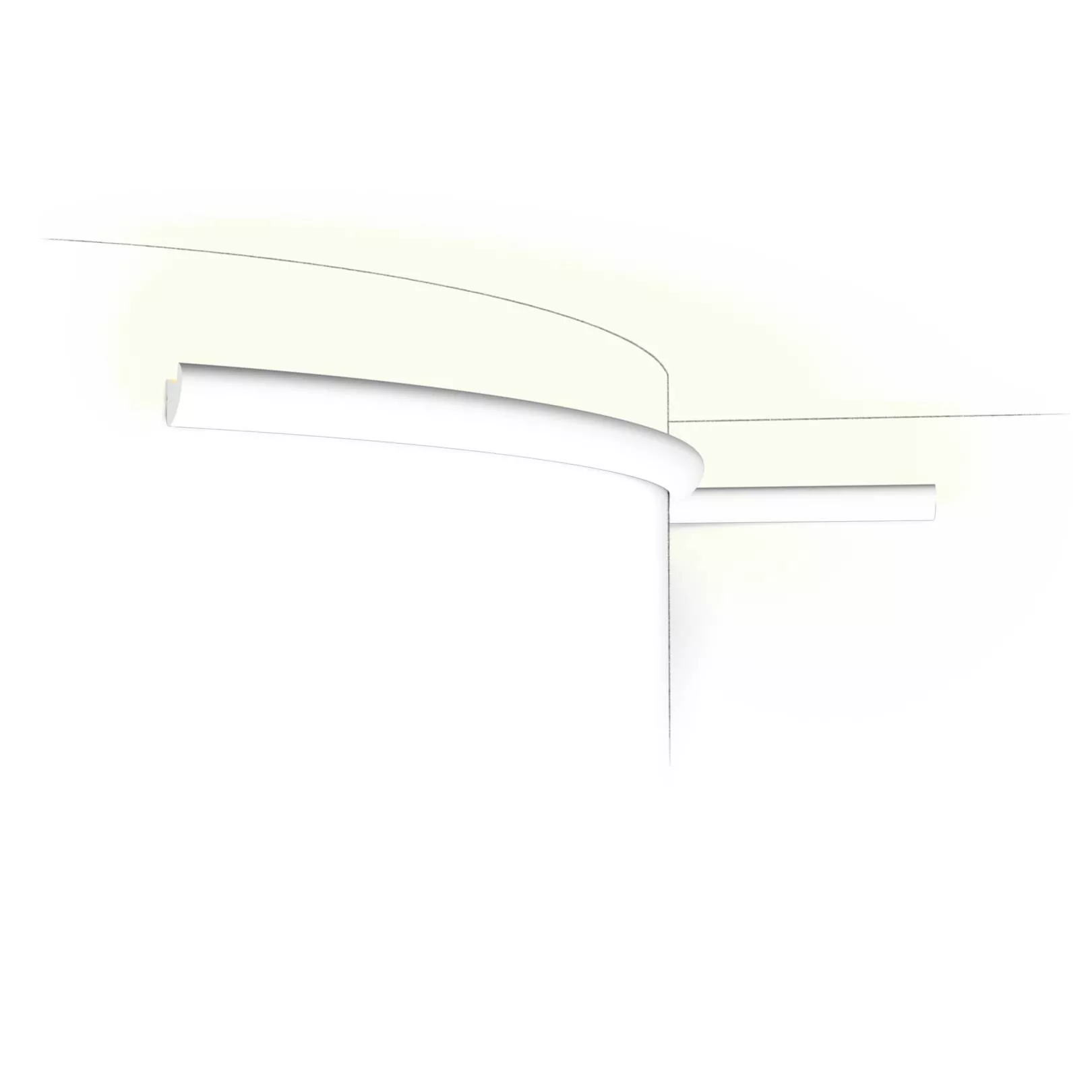 Corniche ORAC CX188 et CX188 Flex pour eclairage indirect