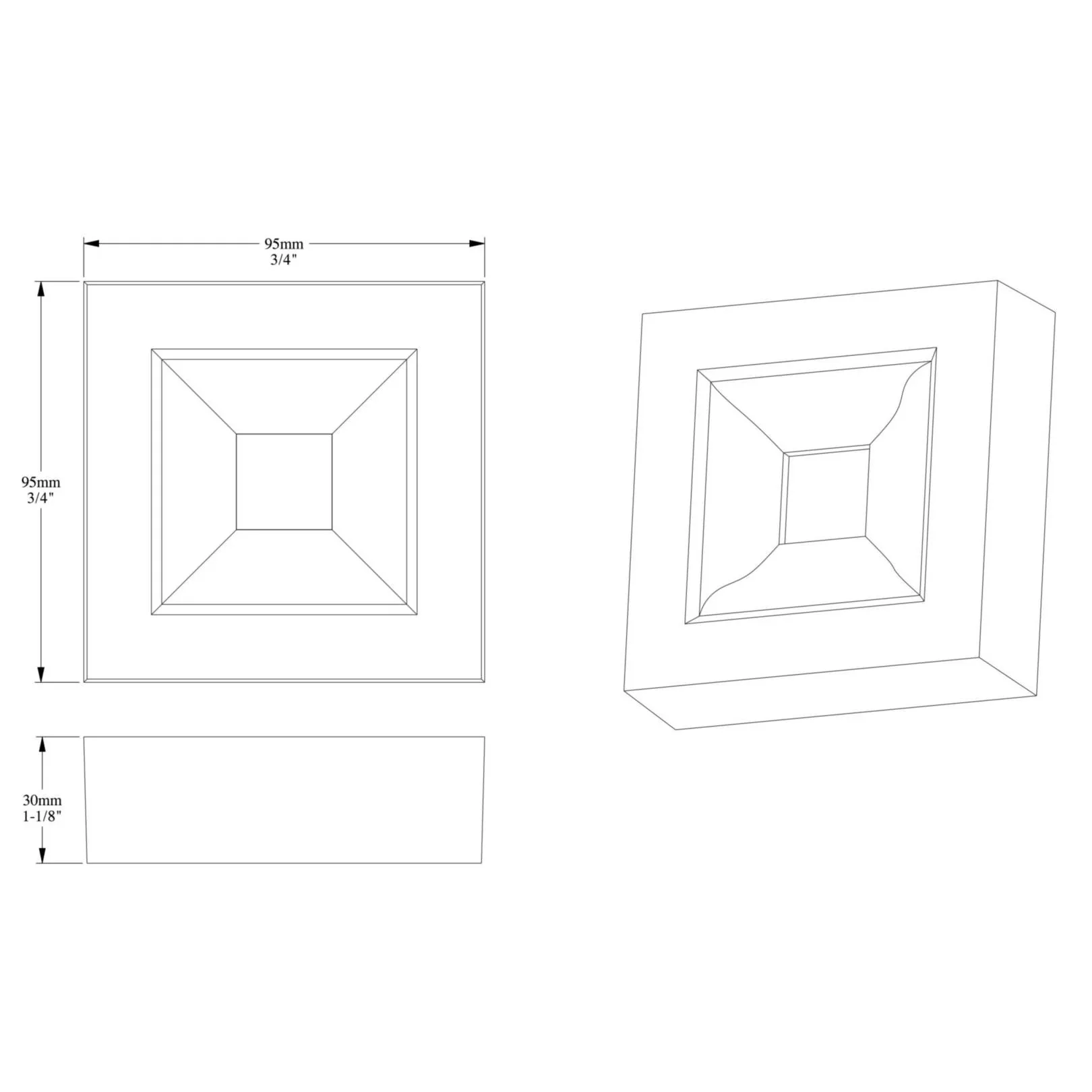 Elément décoratif ORAC D200