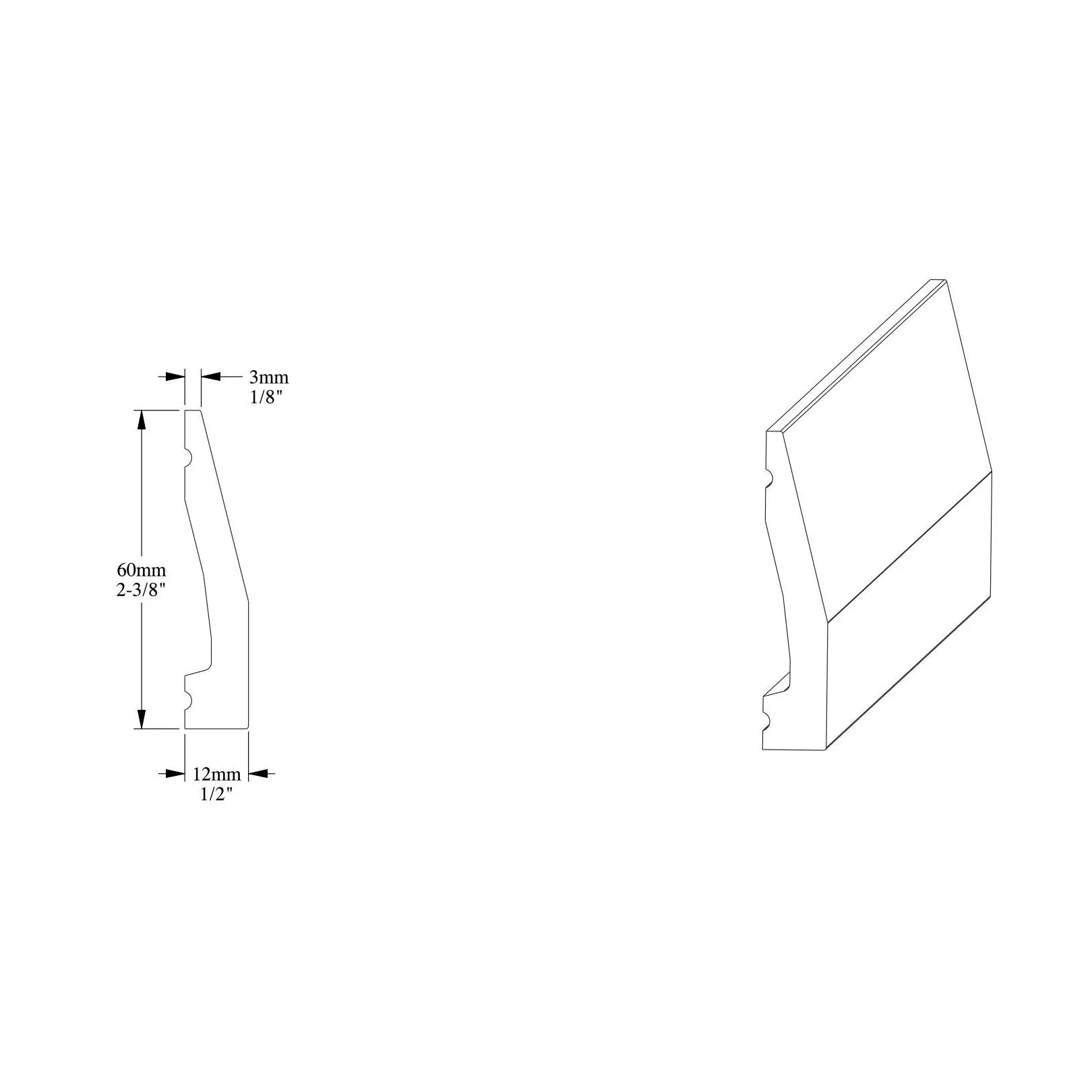 Plinthe ORAC SX159