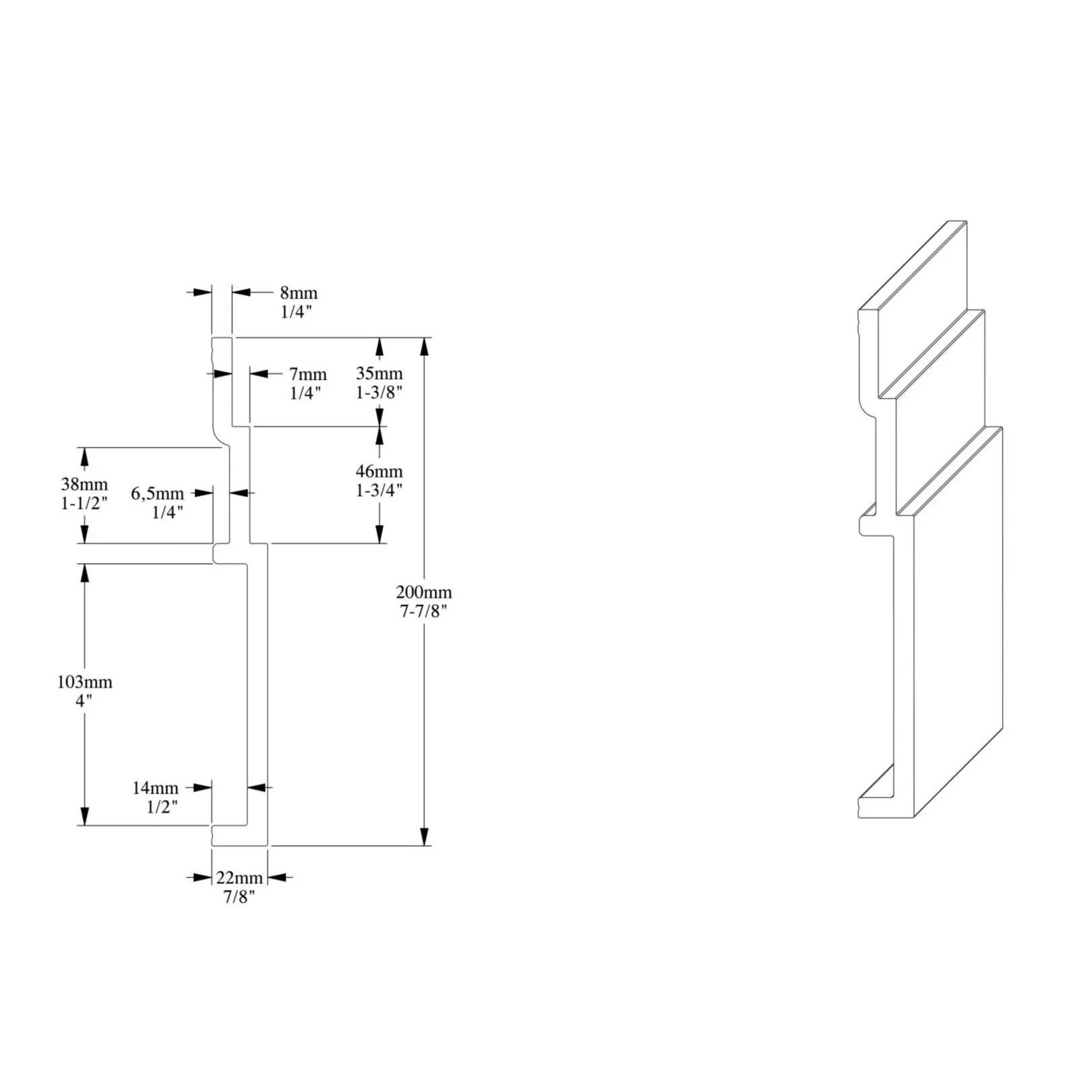 Plinthe ORAC SX181