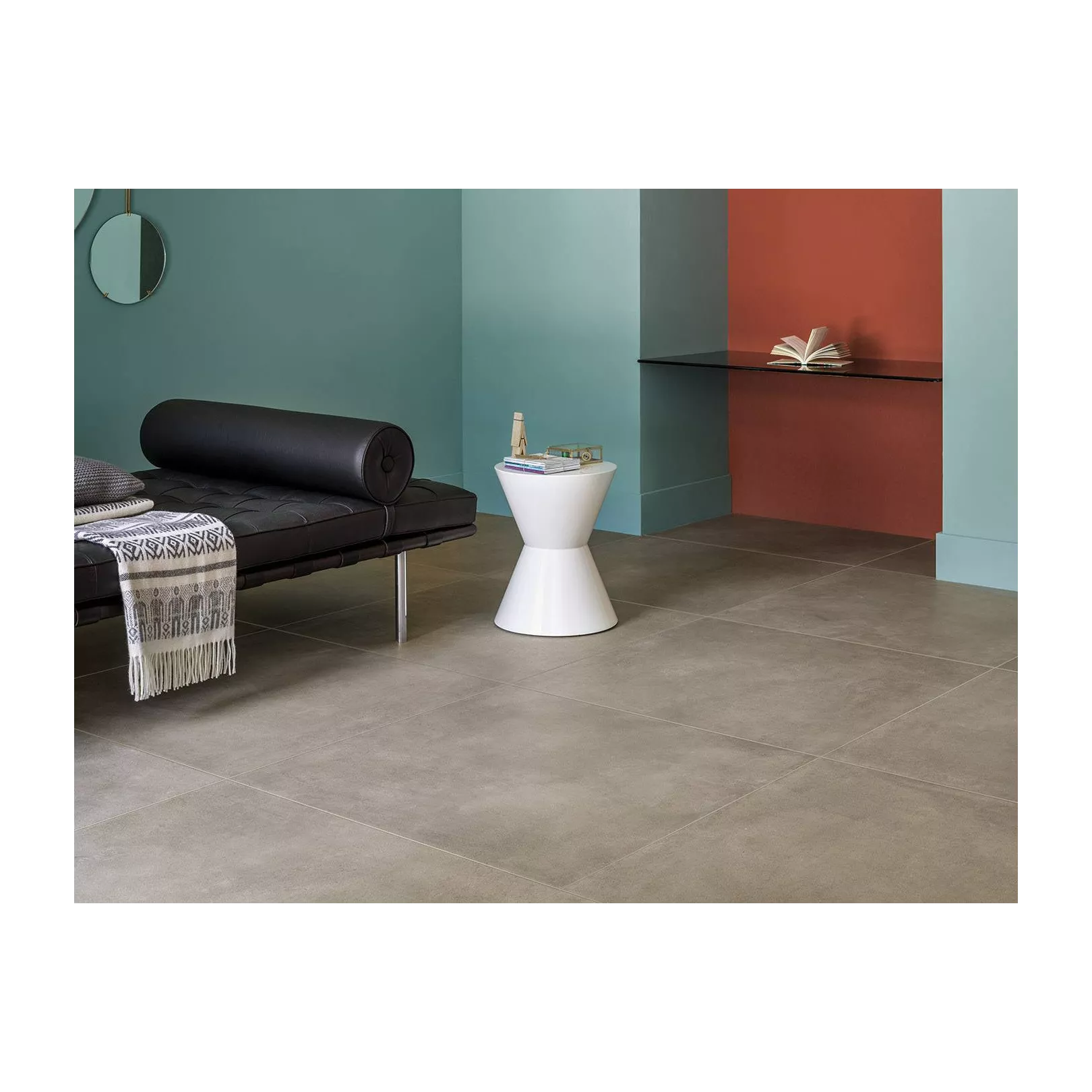 Carrelage grès cérame effet béton brut KOS
