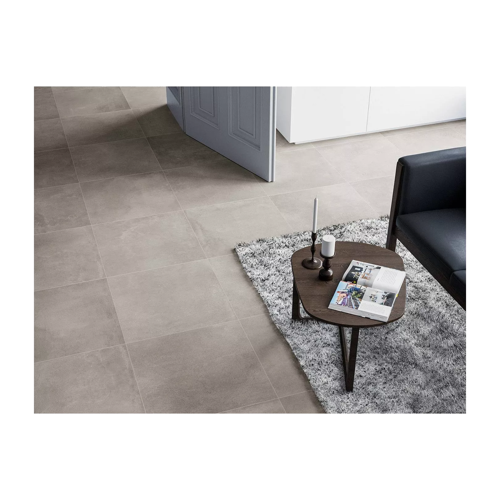 Carrelage grès cérame effet béton brut KOS