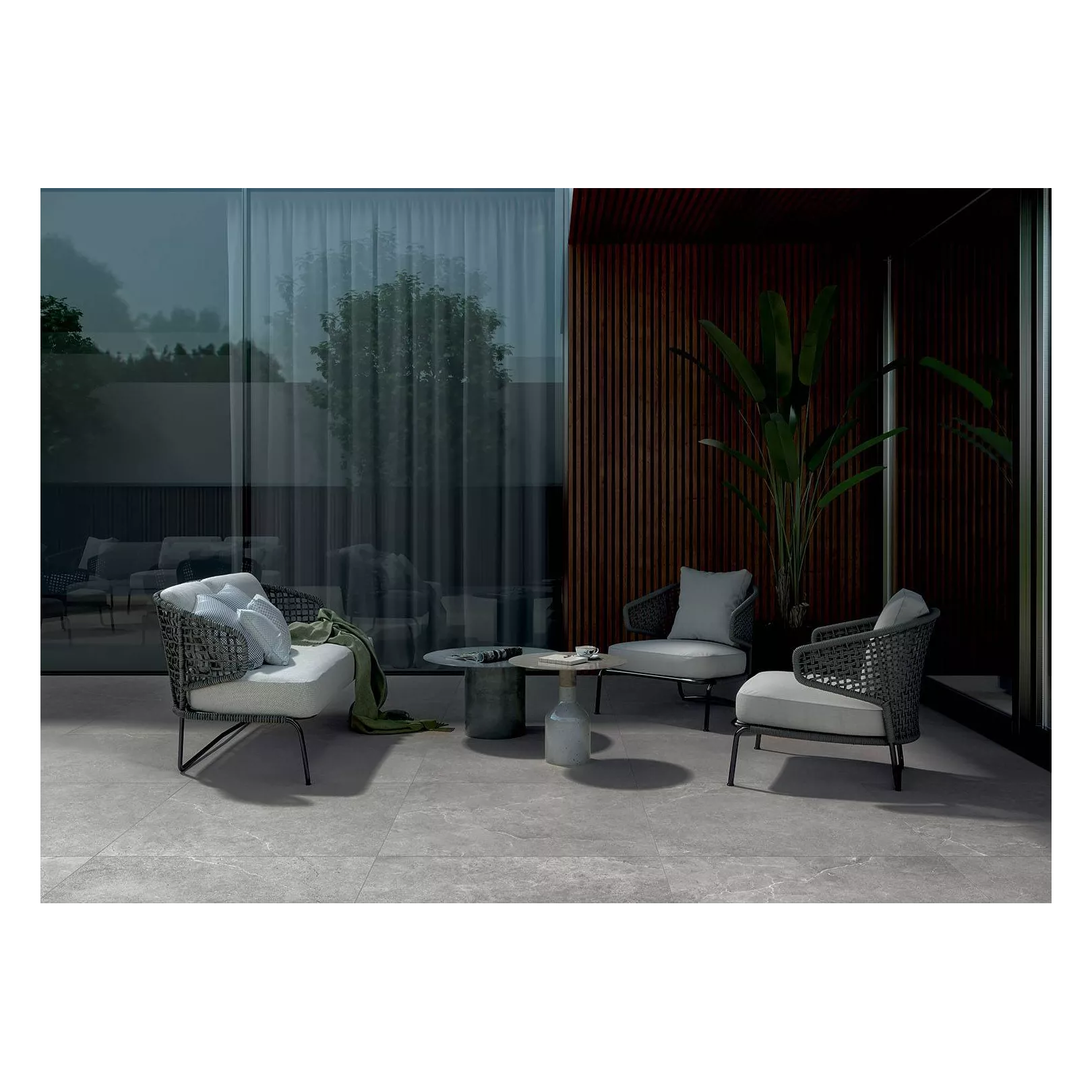 Carrelage grès cérame effet pierre LITHOS 20mm Extérieur