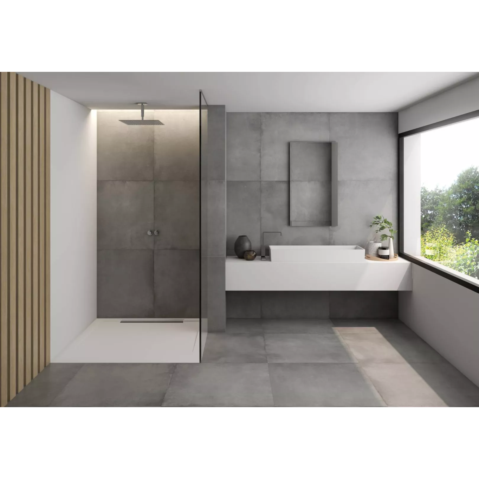 Receveur de douche LINE dimensions sur mesures, rectangle et carré