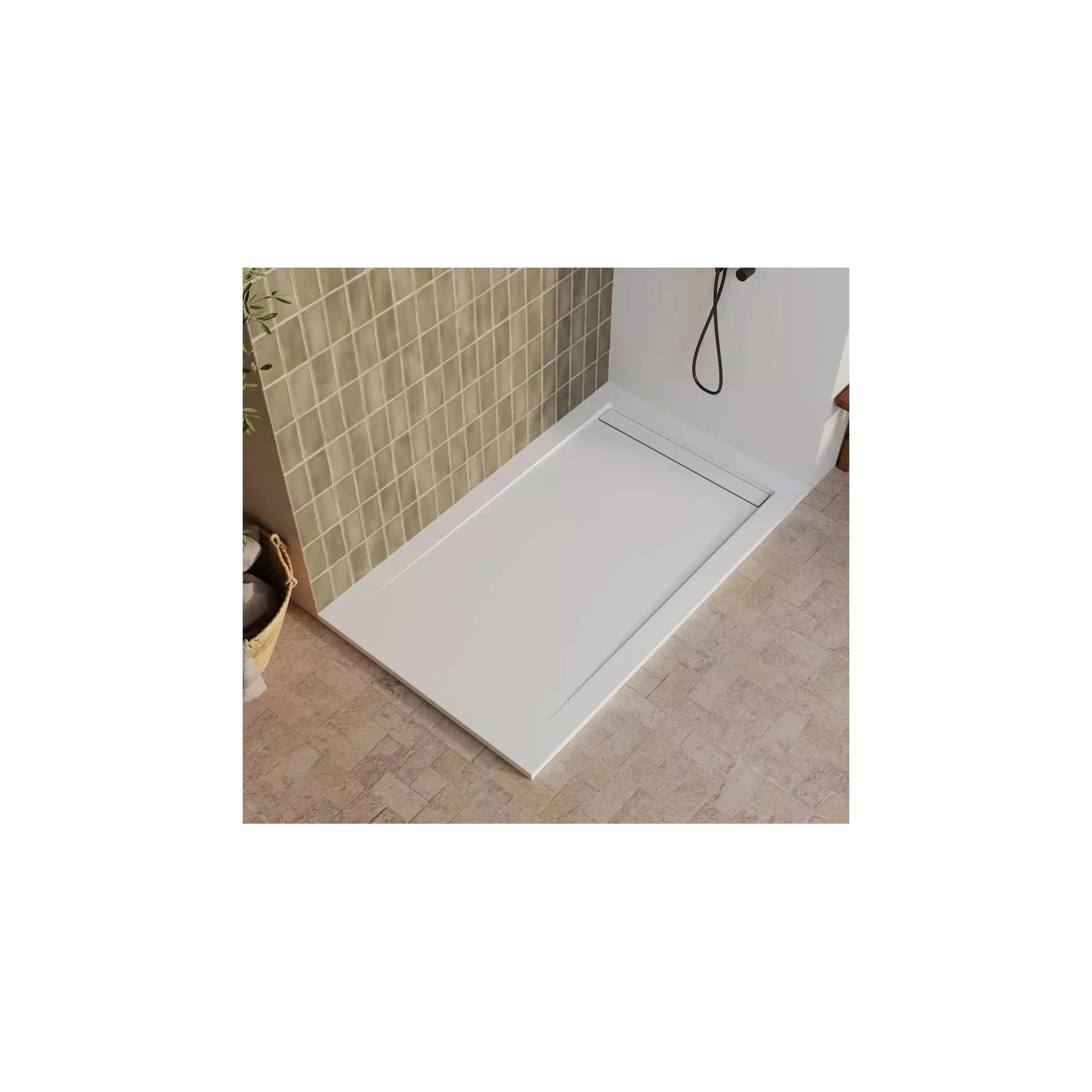 Receveur de douche LINE dimensions sur mesures, rectangle et carré