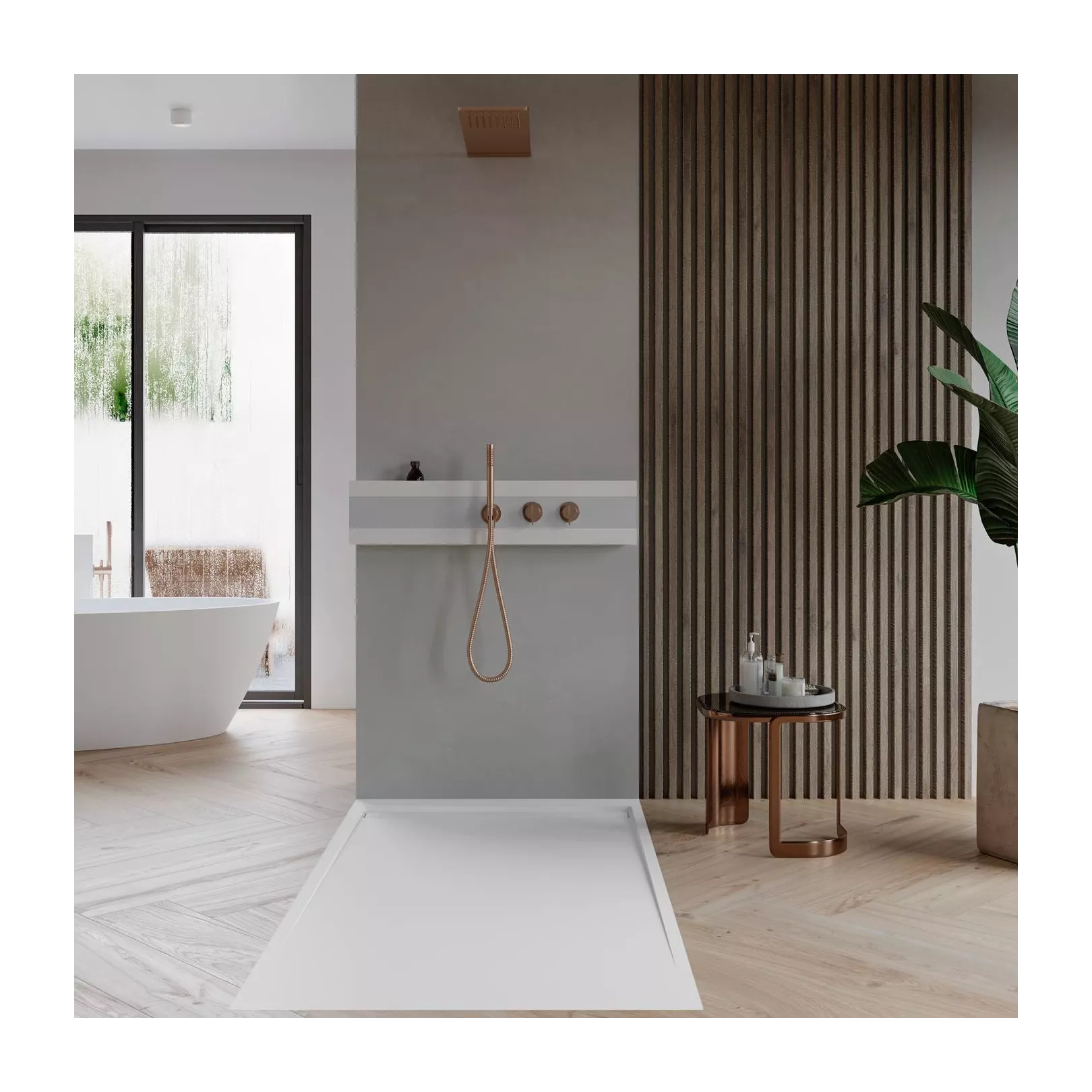 Receveur de douche LINE dimensions sur mesures, rectangle et carré
