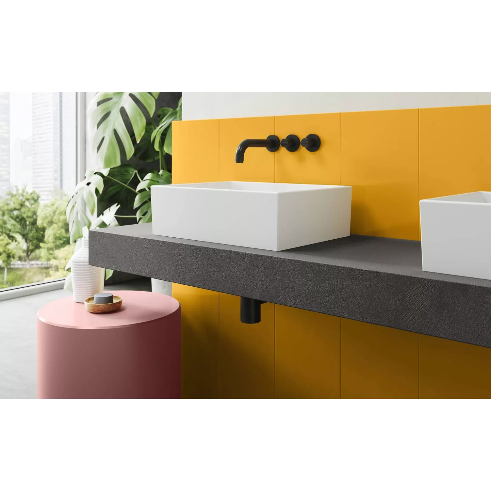 Meuble bain / plan de toilette pour vasque à poser ARTOP