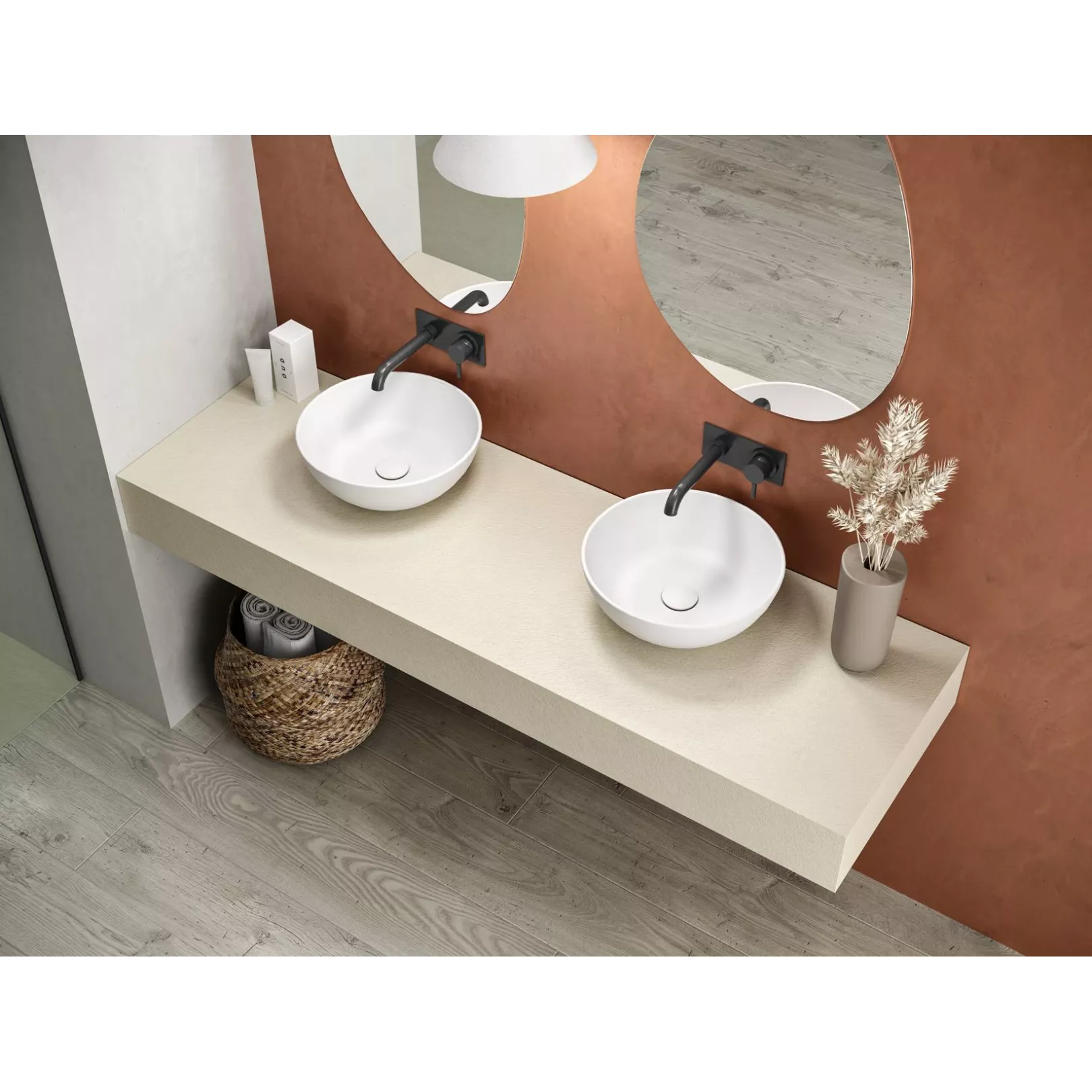 Meuble bain / plan de toilette pour vasque à poser ARTOP
