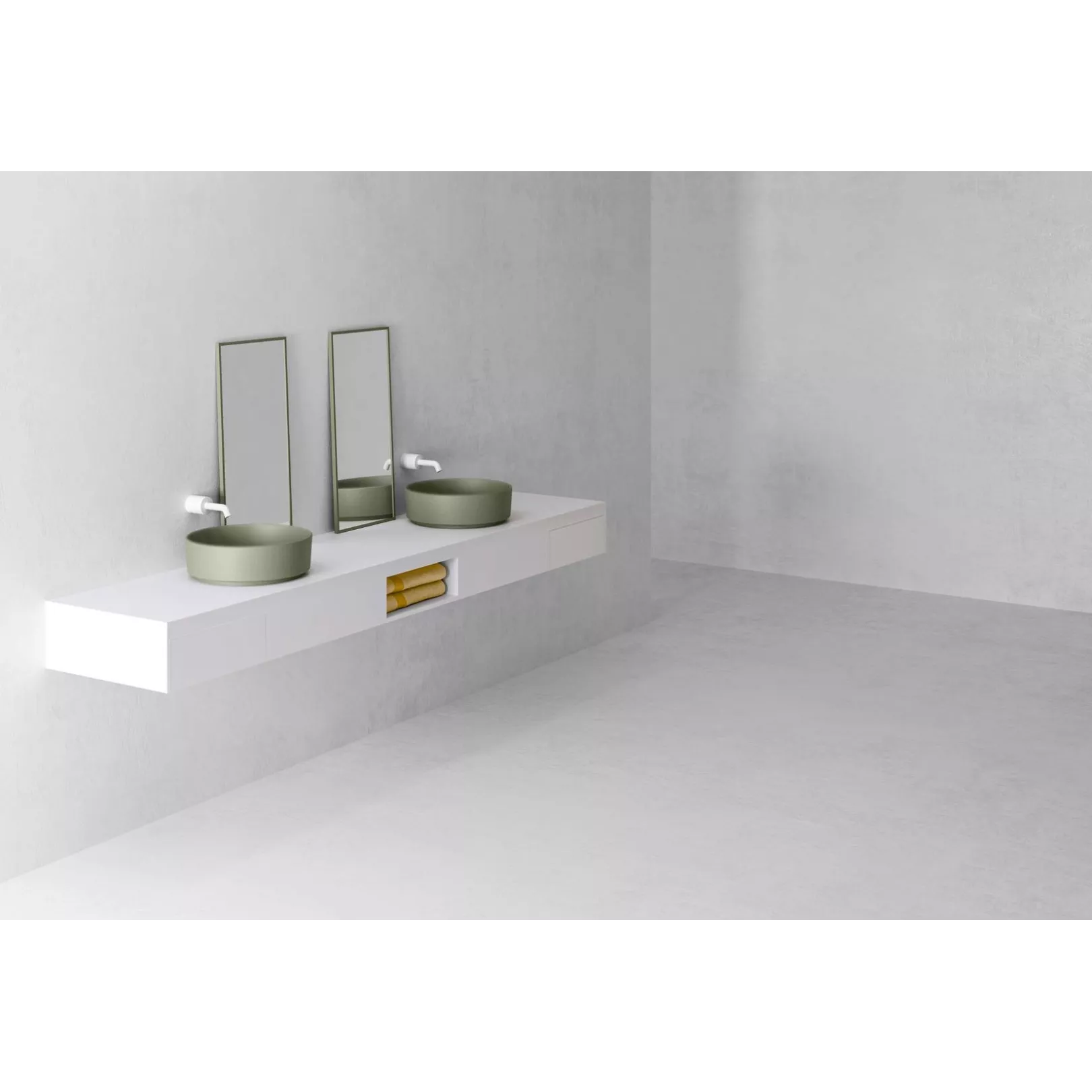 Meuble bain / plan de toilette pour vasque à poser ARTOP