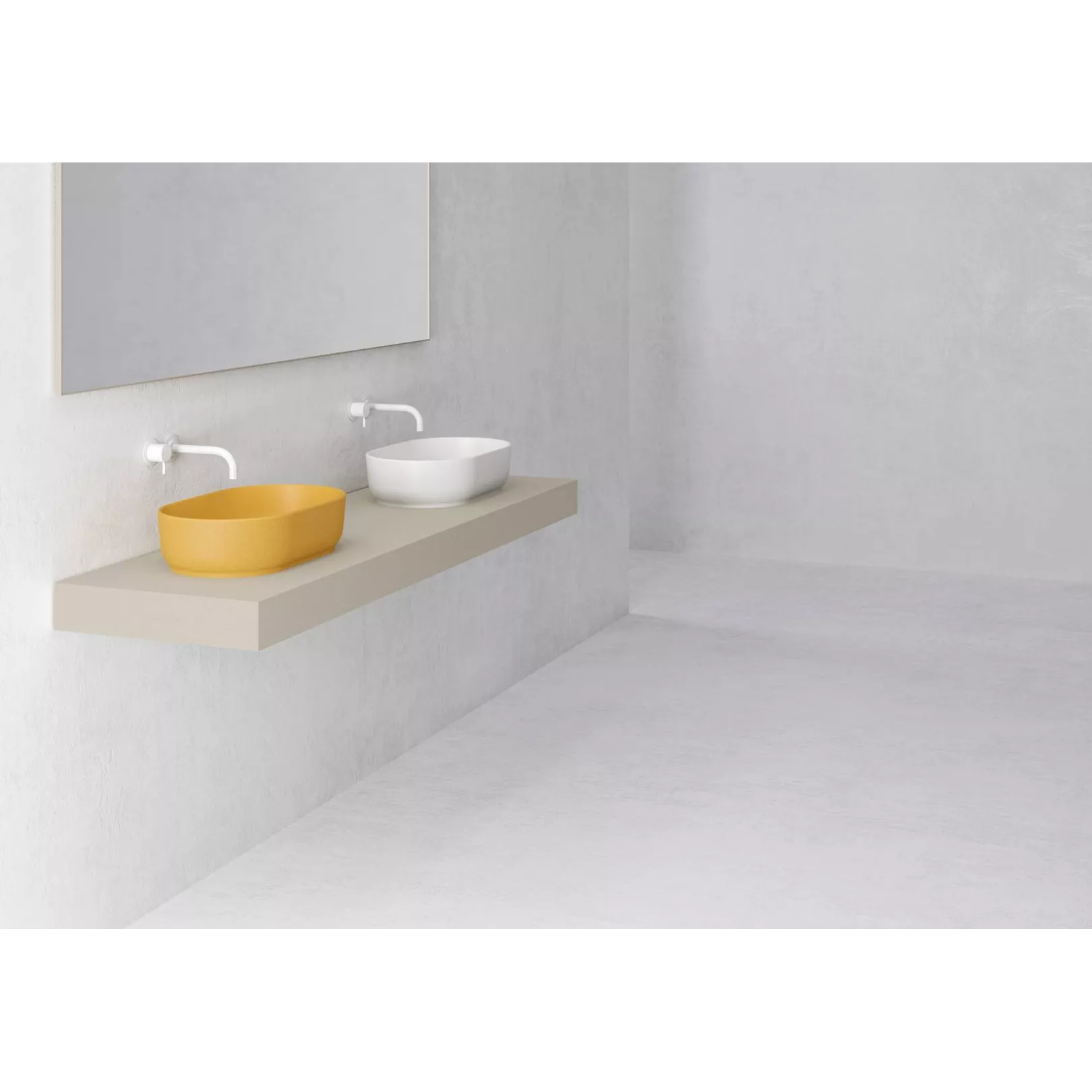 Meuble bain / plan de toilette pour vasque à poser ARTOP