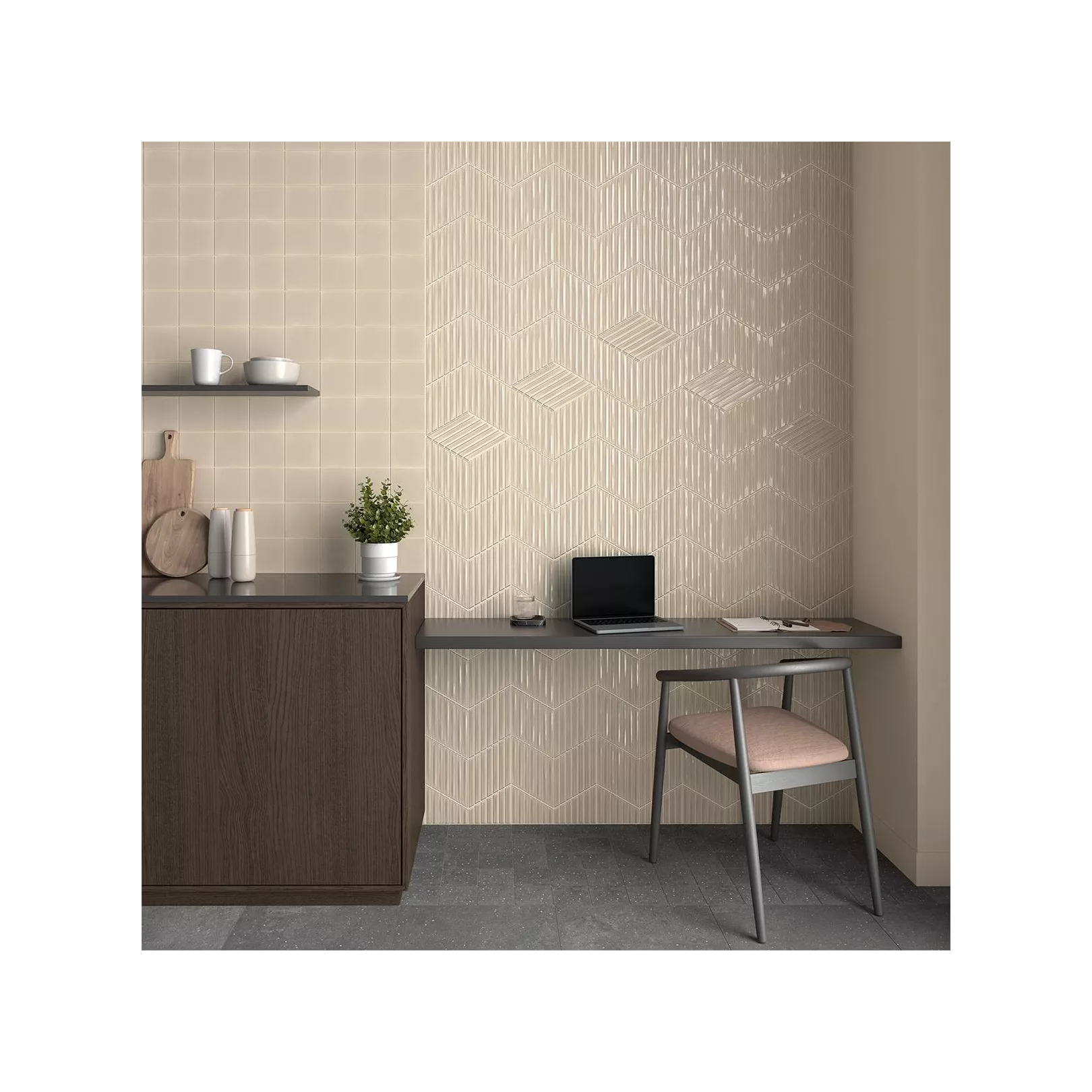 Carrelage mural faience effet graphique SPIKE