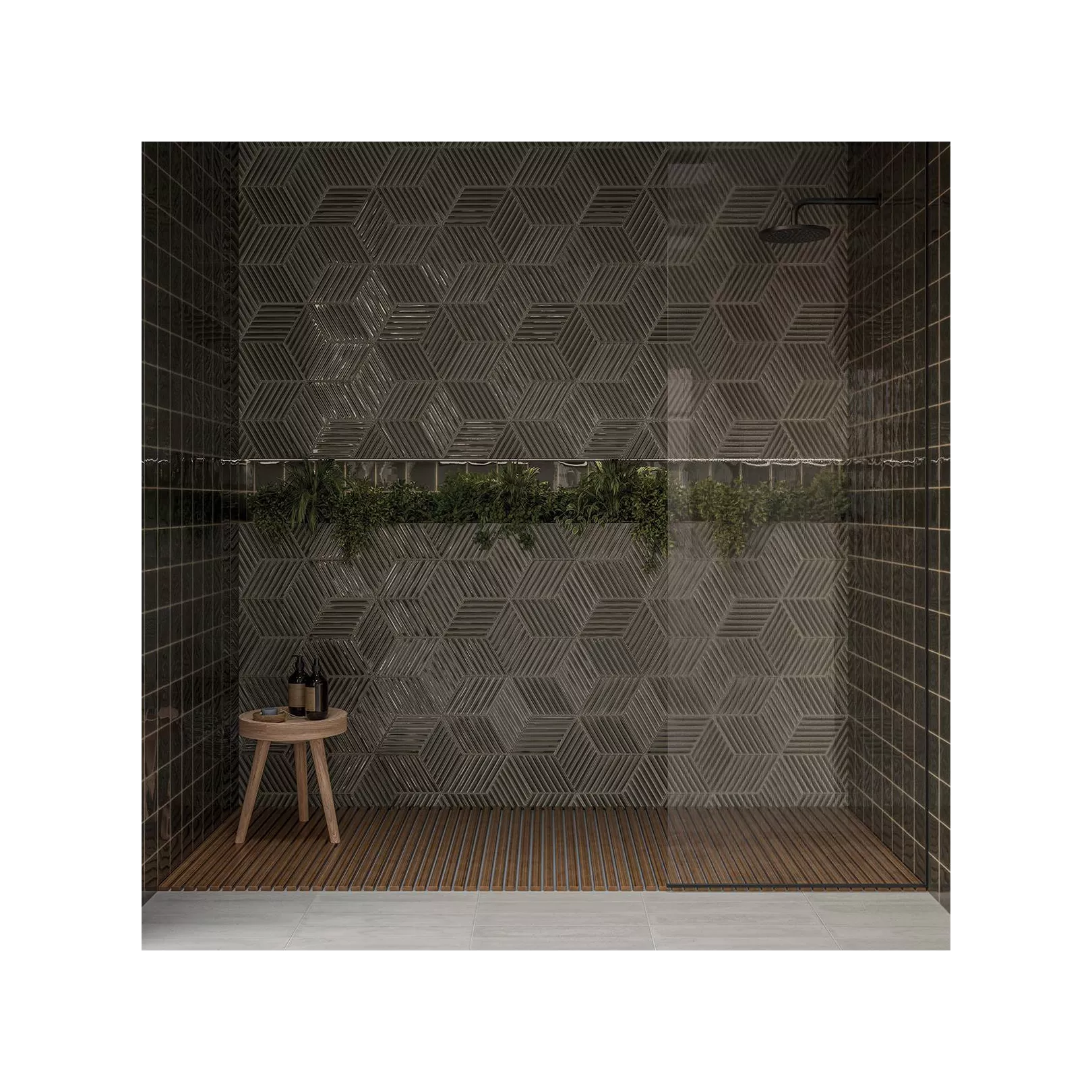 Carrelage mural faience effet graphique SPIKE