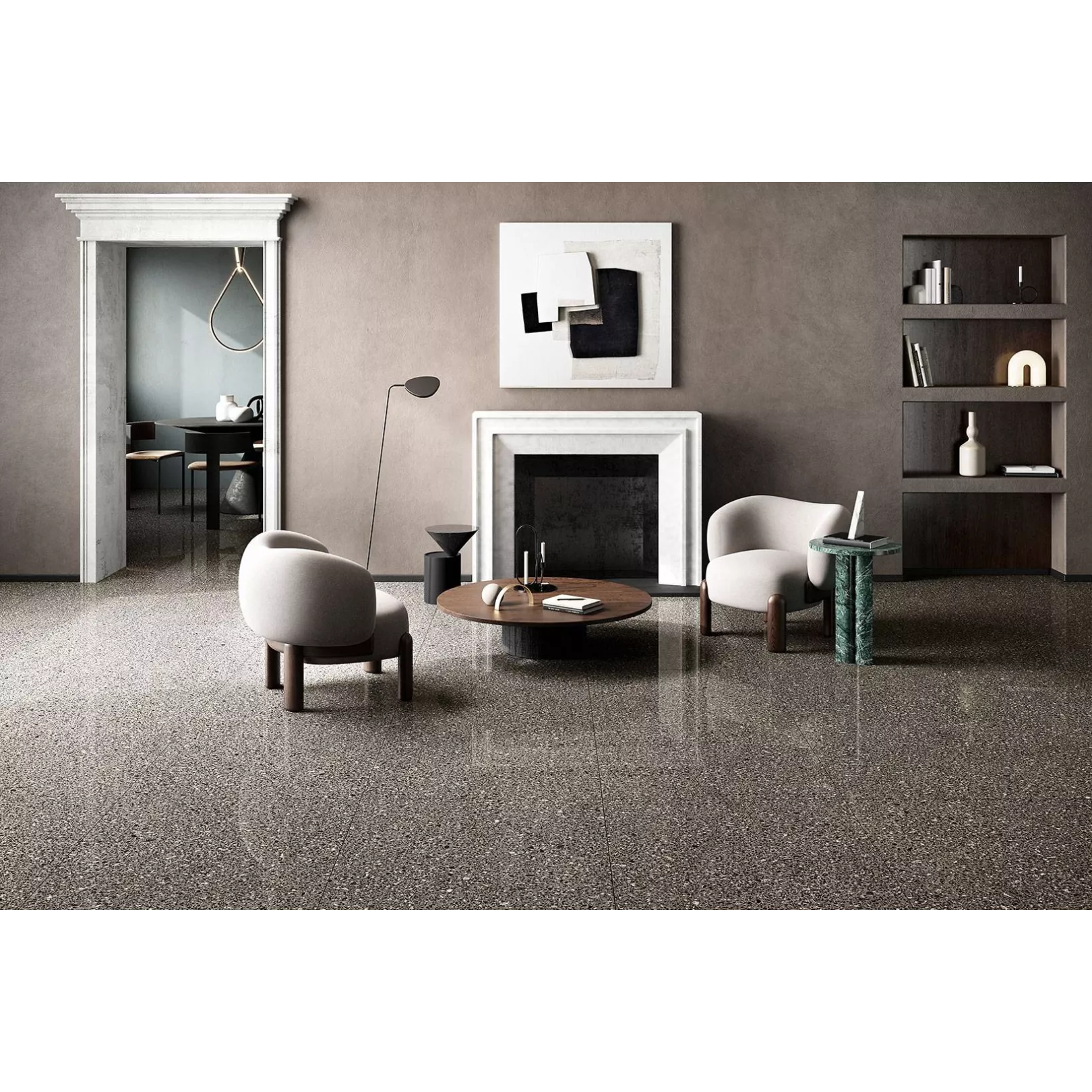 Carrelage grès cérame effet terrazzo GRANITO AGLO