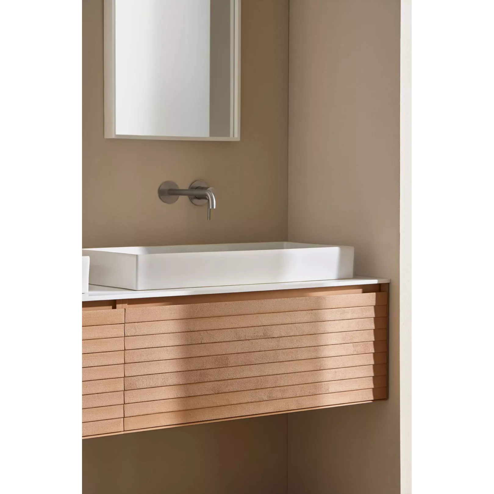Meuble bain suspendu BARAAVAT effet béton