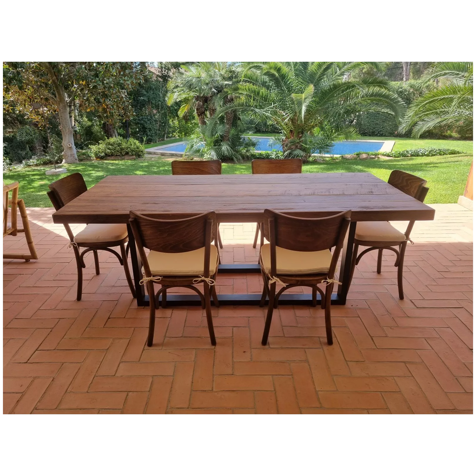 Carrelage TERRE CUITE NATURELLE BRUTE FORMAT RECTANGLE