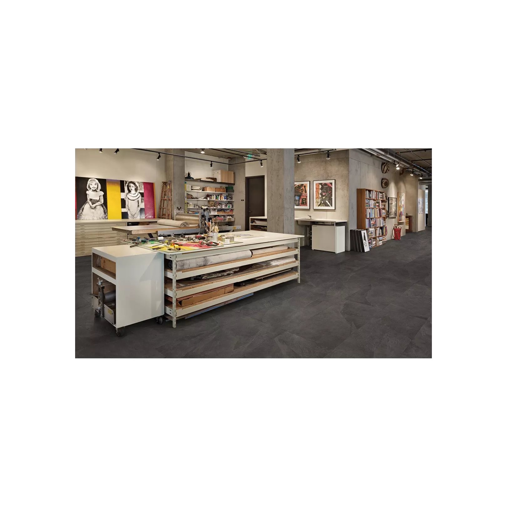 Carrelage grès cérame effet pierre Corner Stone  (5 couleur), rectifié