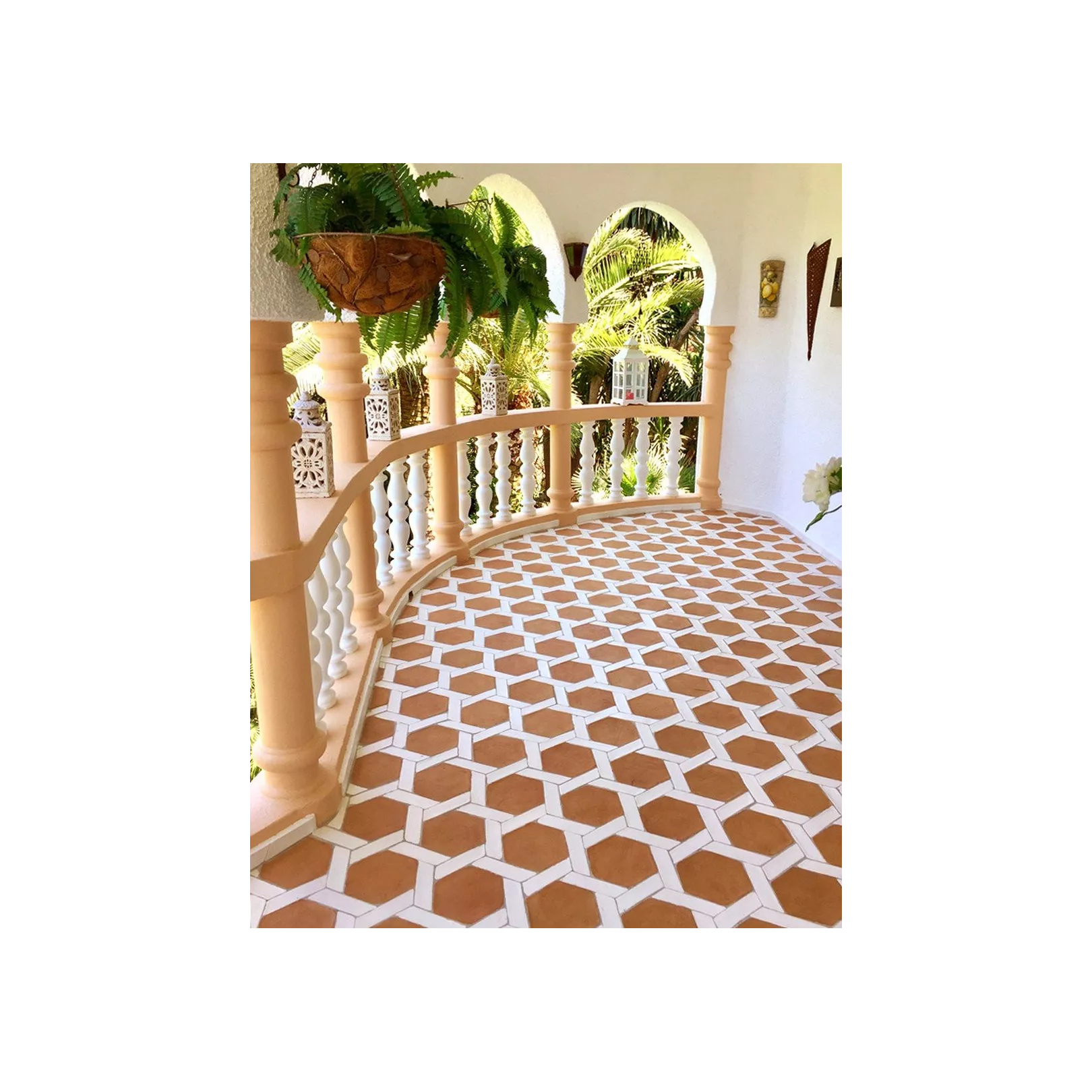 Terre cuite naturelle manuelle brute COMBINAISONS