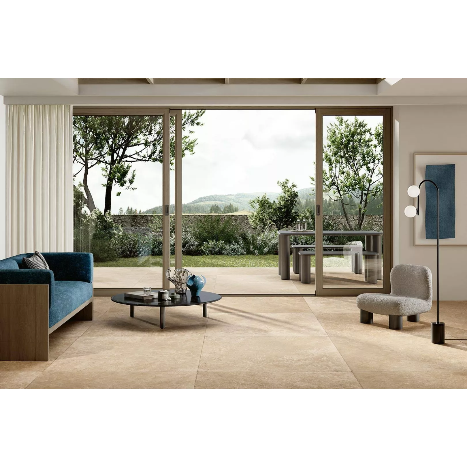 Carrelage grès cérame effet ciment ROMANA