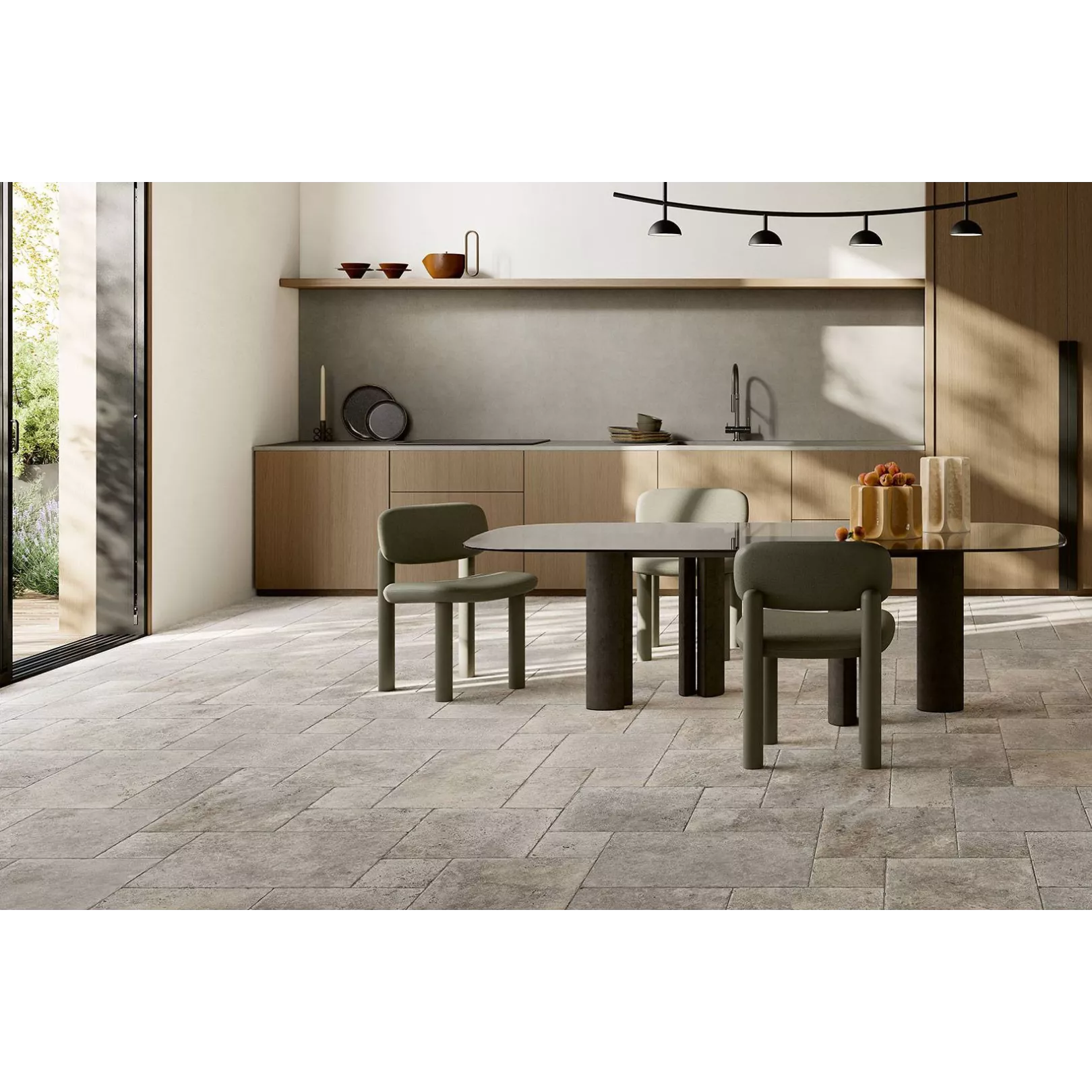 Carrelage grès cérame effet ciment ROMANA