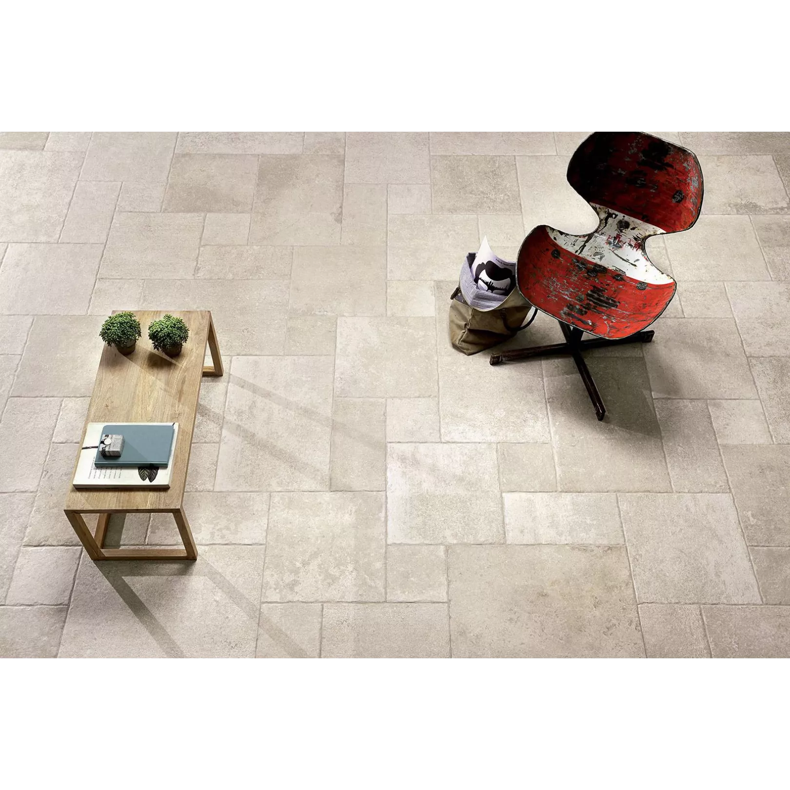Carrelage grès cérame effet ciment TOSCANA
