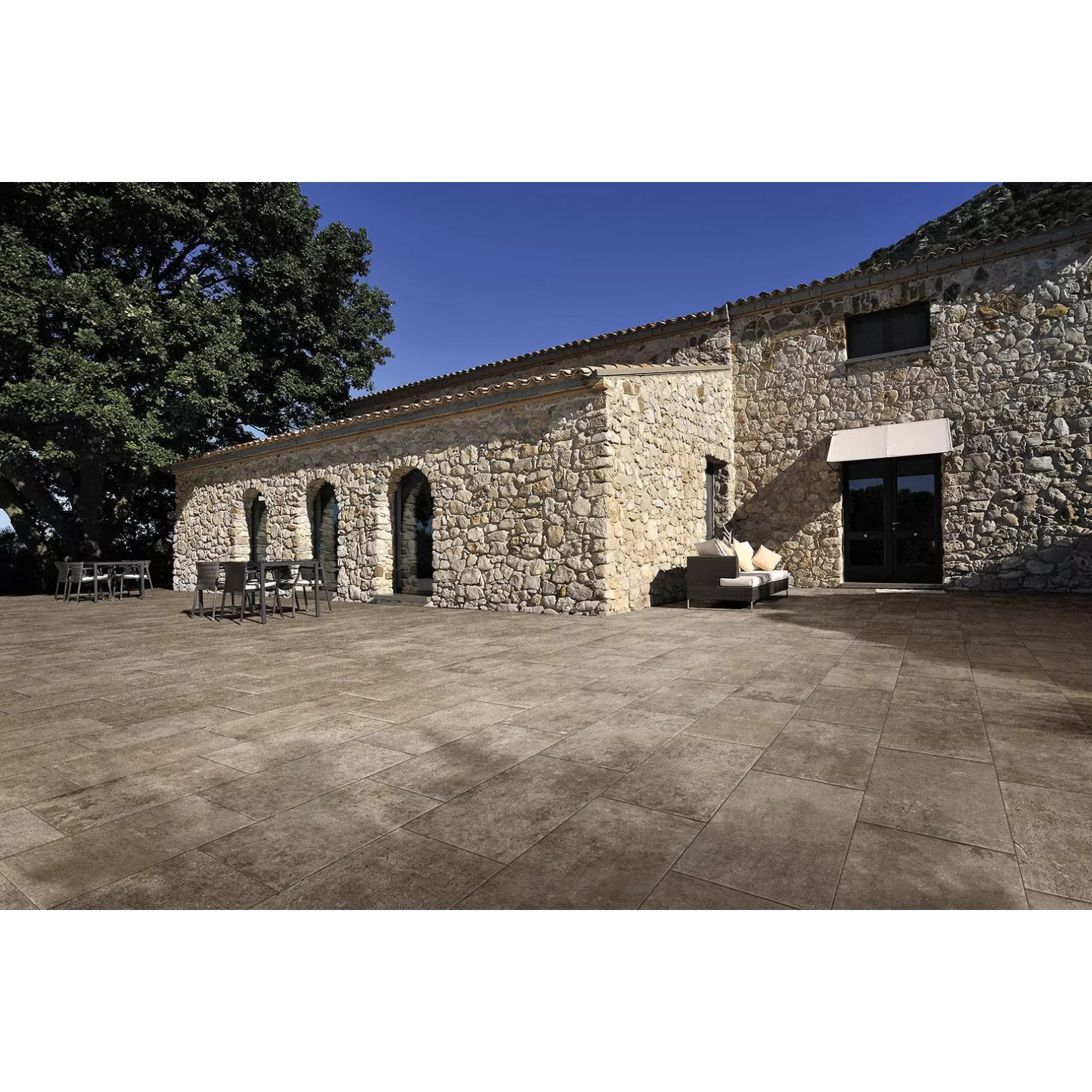 Carrelage grès cérame effet ciment TOSCANA