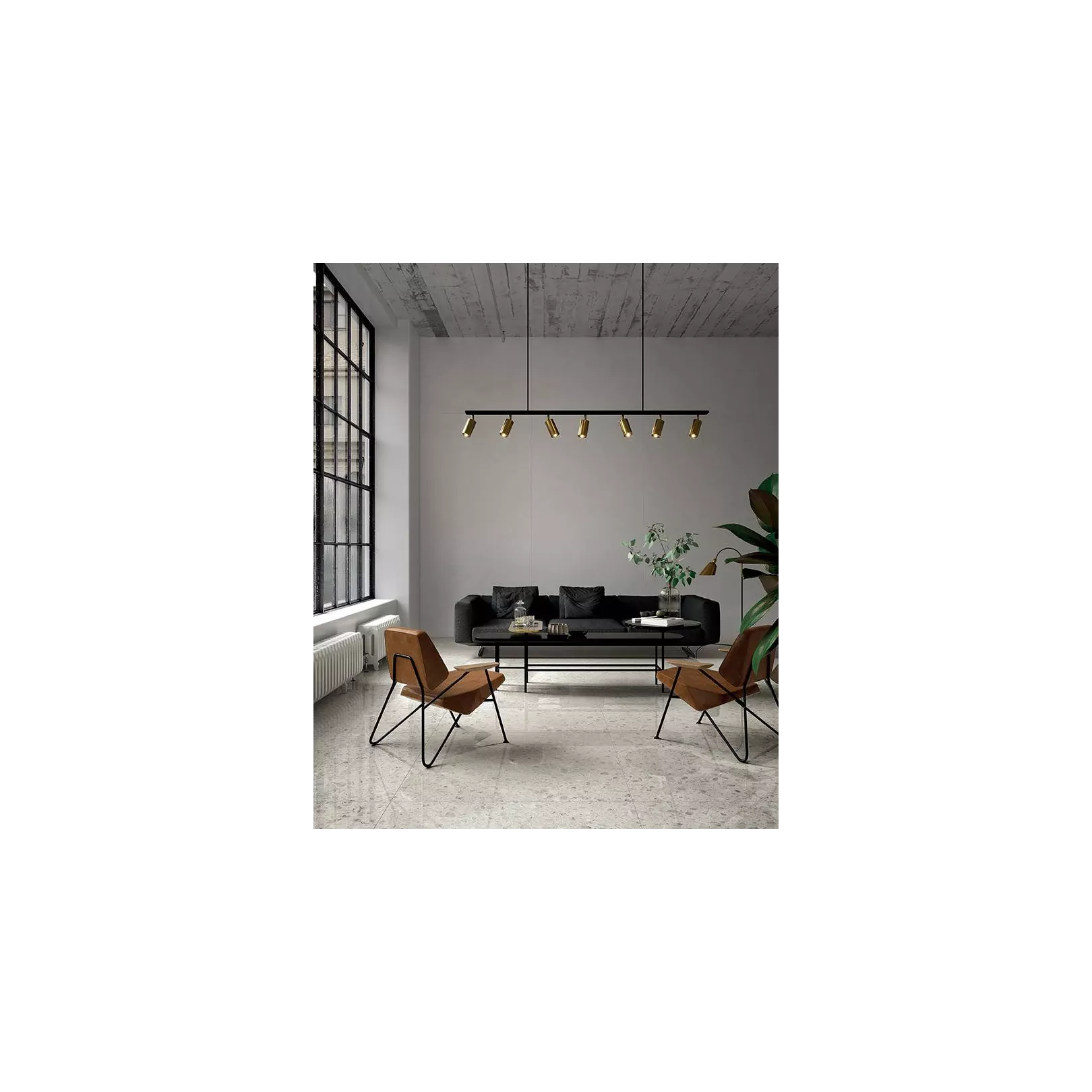 Carrelage grès cérame effet terrazzo poli SHARDS