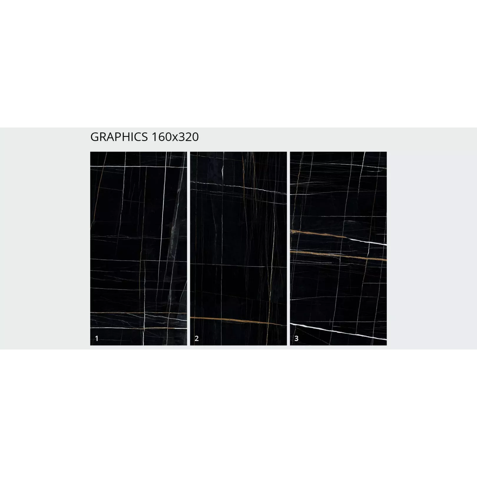 Carrelage grès cérame effet marbre Infinito 2.0 Sahara Noir