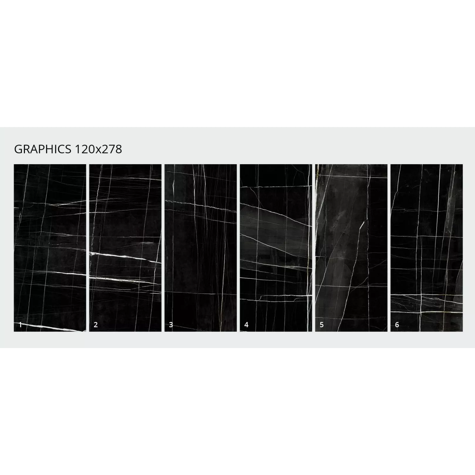 Carrelage grès cérame effet marbre Infinito 2.0 Sahara Noir
