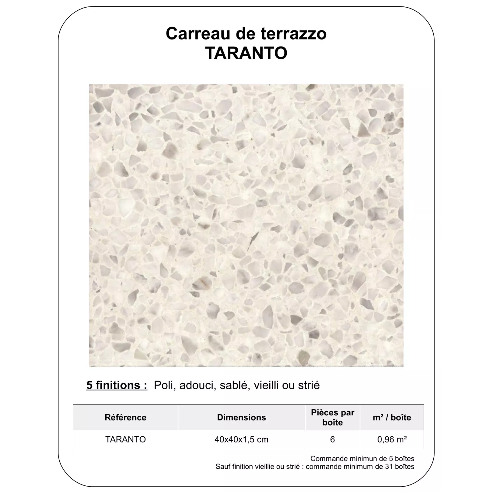 Carreau Terrazzo TARANTO