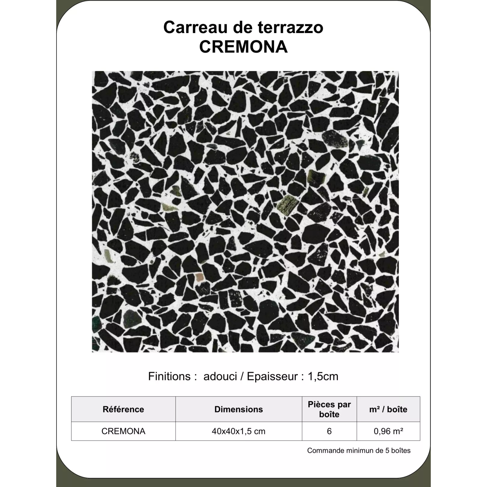 Carreau Terrazzo CREMONA