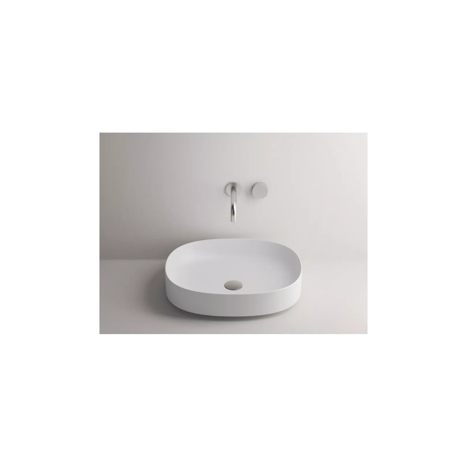 Vasque à poser DROP 55x45cm hauteur 12cm