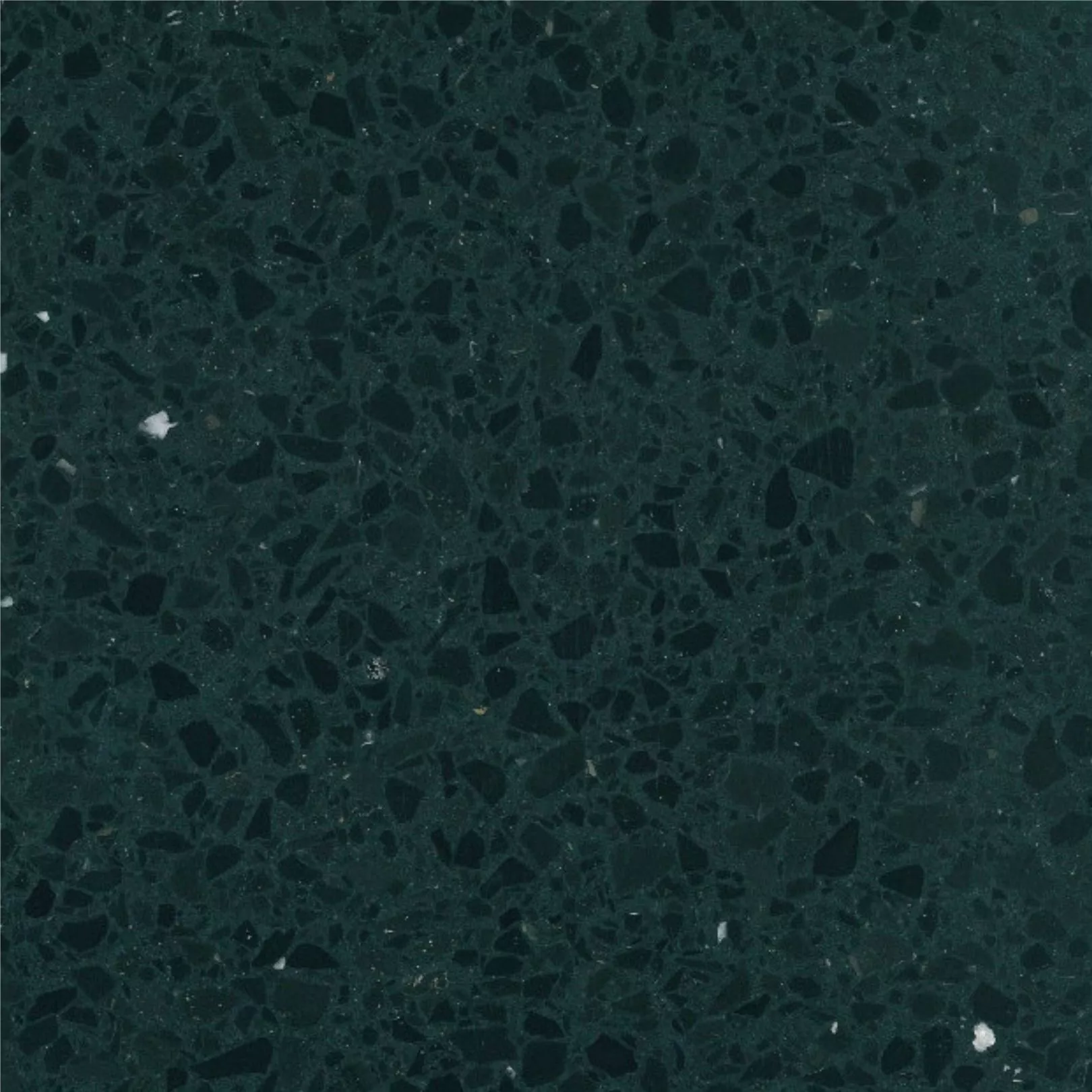 Carreau Terrazzo fond noir inclusions noir et blanc Nero Ebano (6 formats)