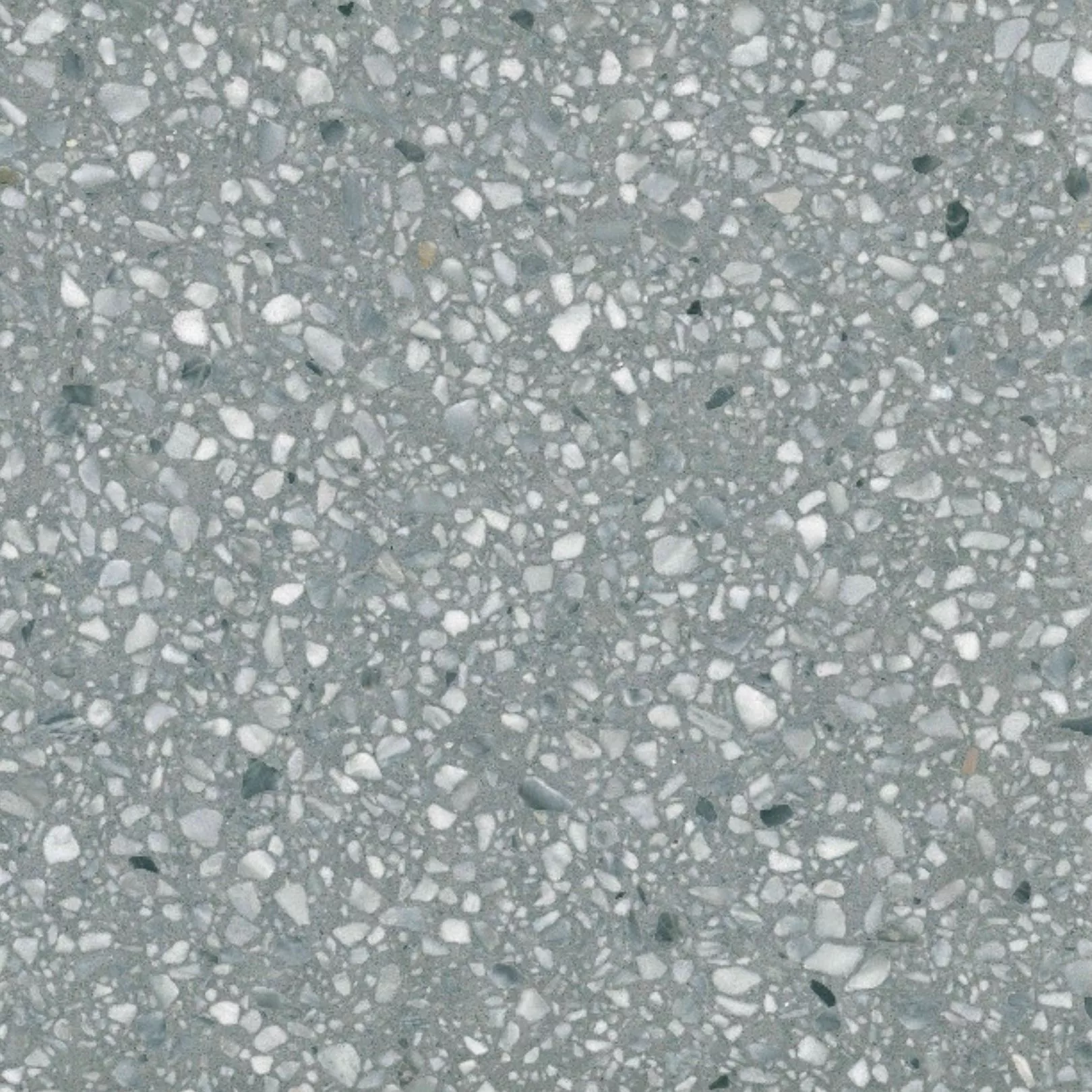 Carreau Terrazzo fond gris inclusions blanc Bardiglio (6 formats)