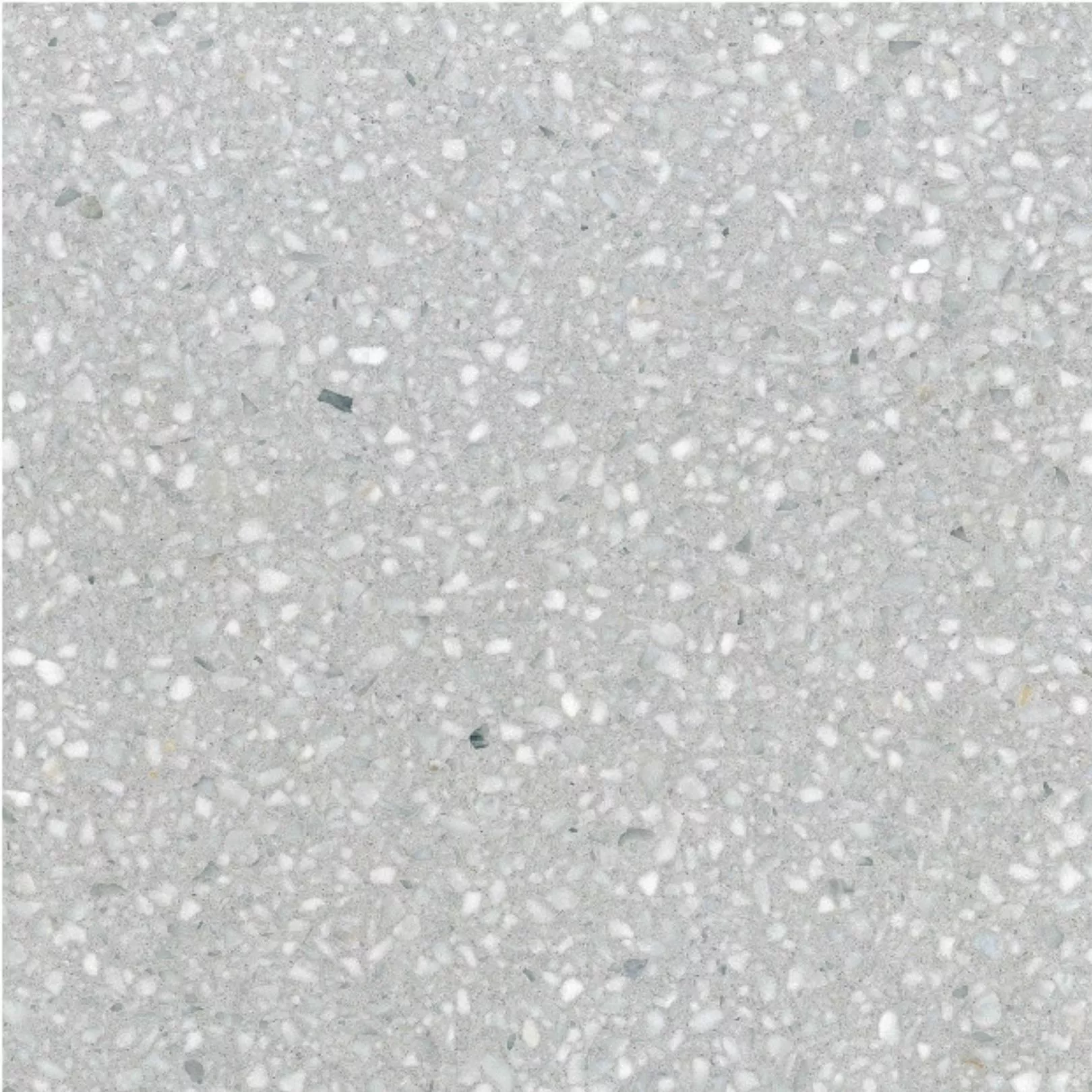Carreau Terrazzo fond gris inclusions blanc Griscal (6 formats)