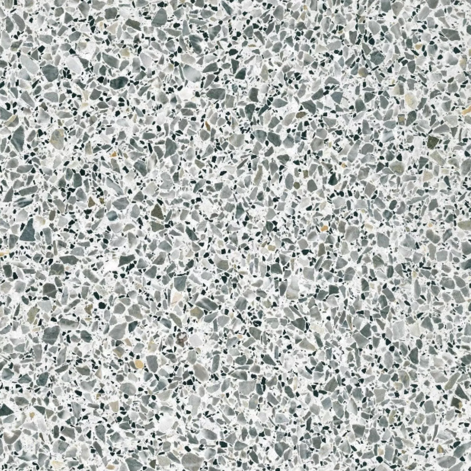 Carreau Terrazzo fond blanc inclusions multicolores Violeg (6 formats)