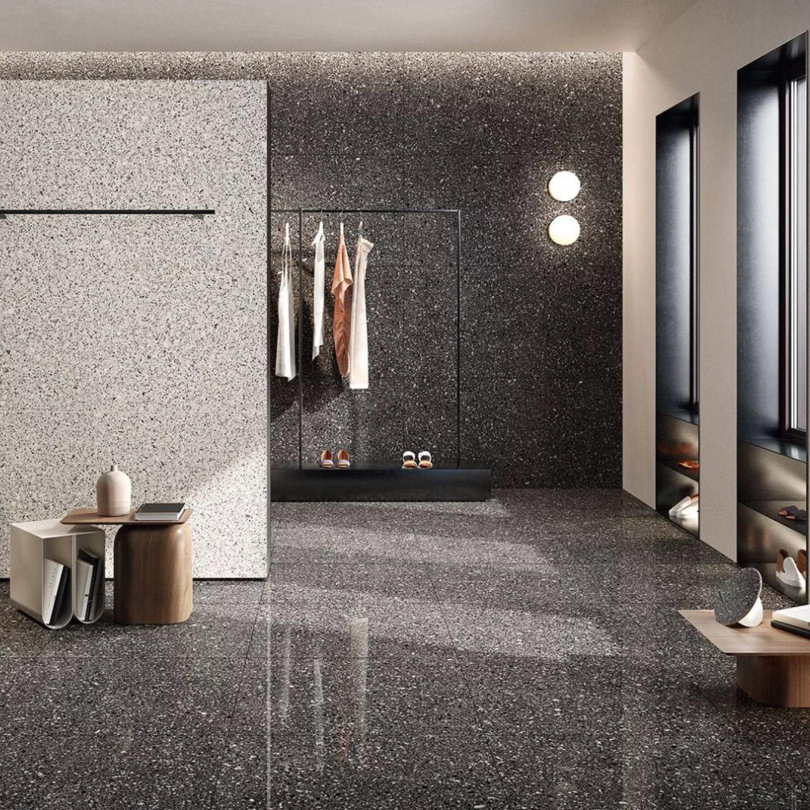 Carrelage grès cérame effet terrazzo GRANITO AGLO