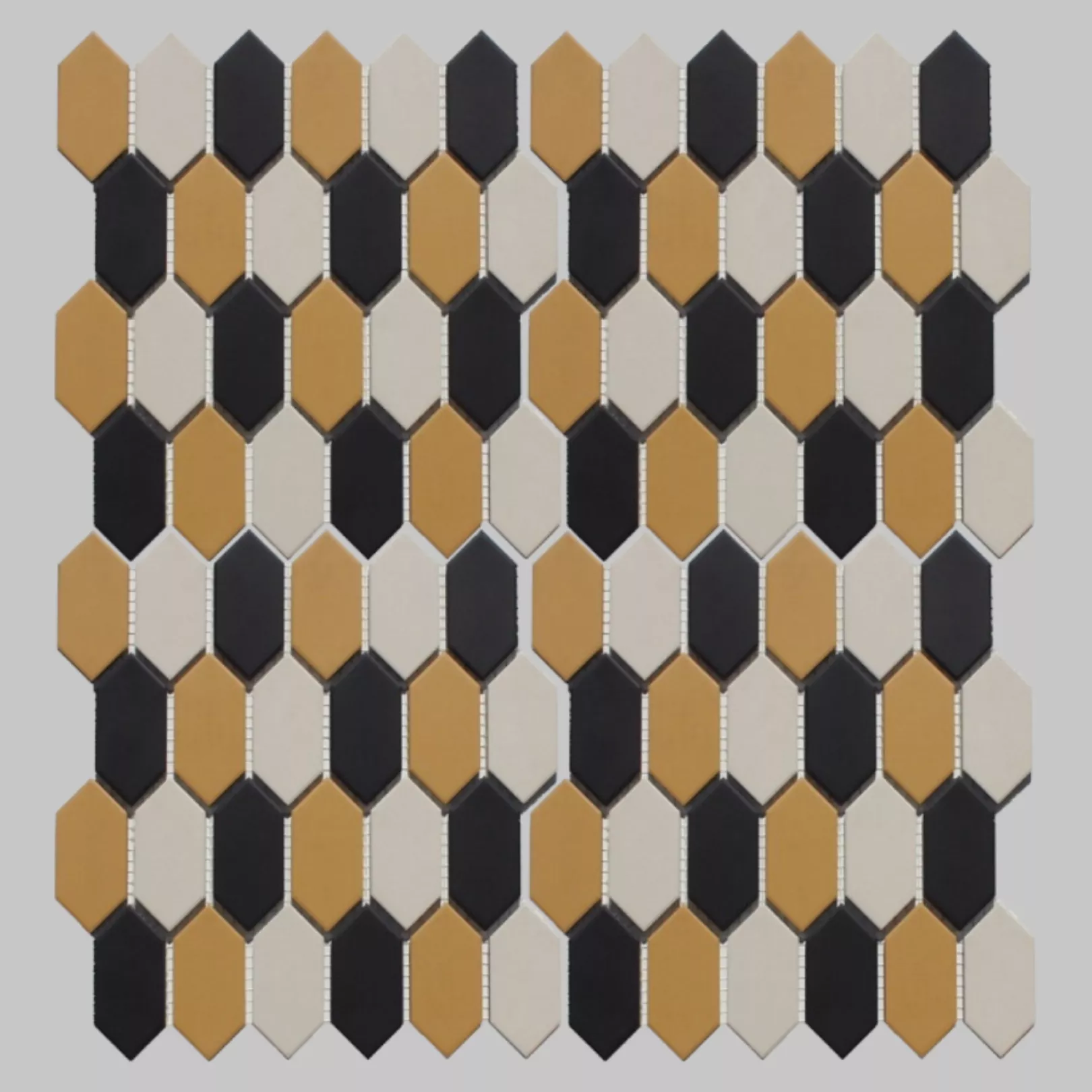 Carrelage grès cérame VICTORIAN NAVETTE DECOR