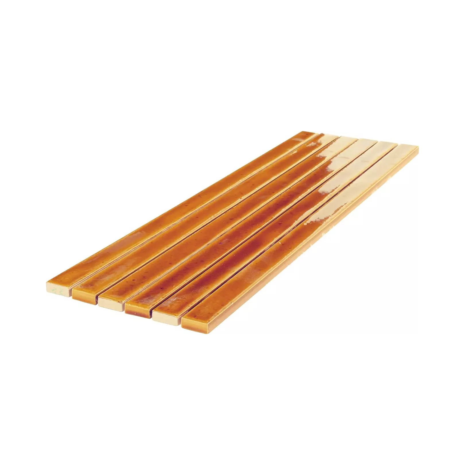 Carrelage mural faïence LONG FINGER Couleurs:Mustard - Crackle