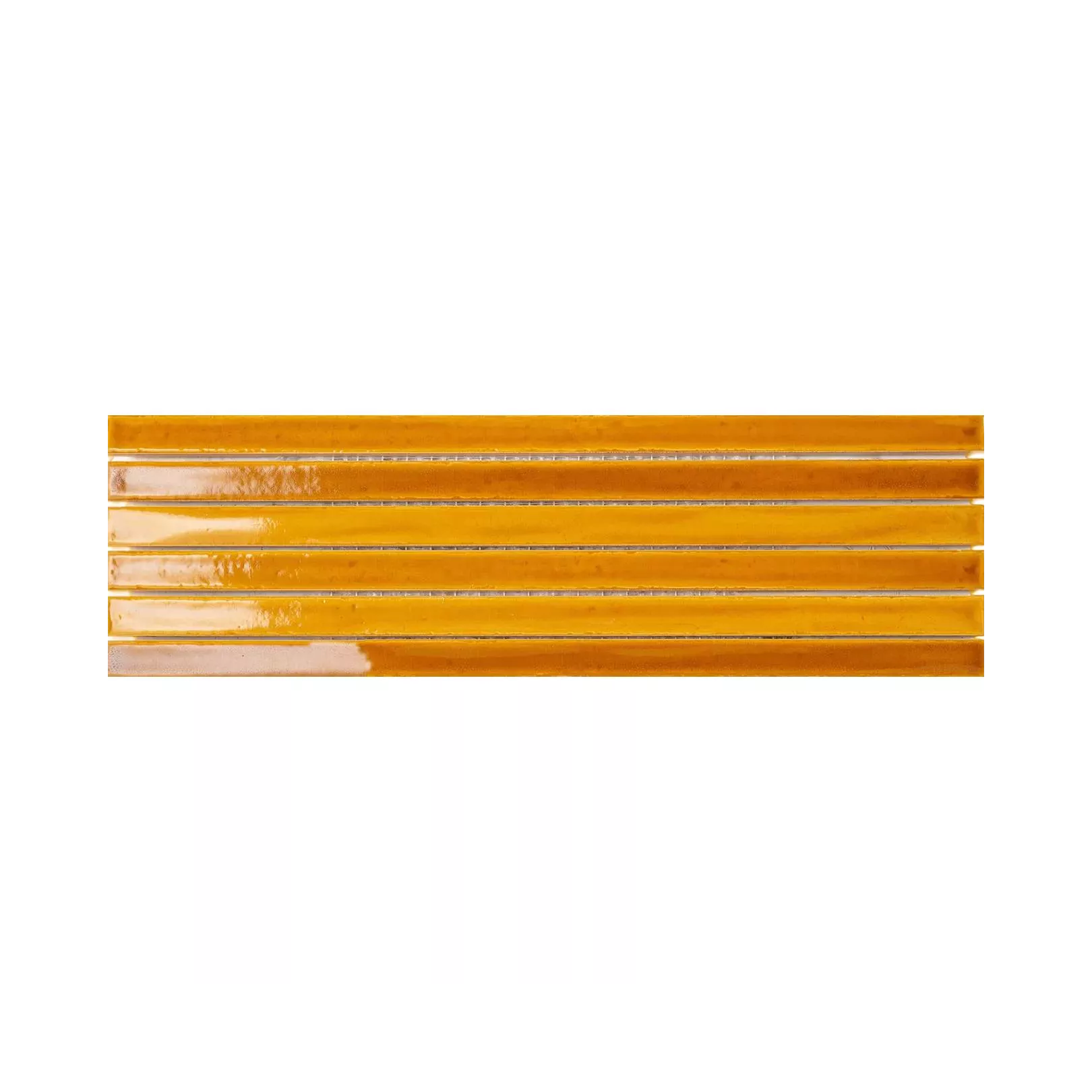 Carrelage mural faïence LONG FINGER Couleurs:Mustard - Crackle