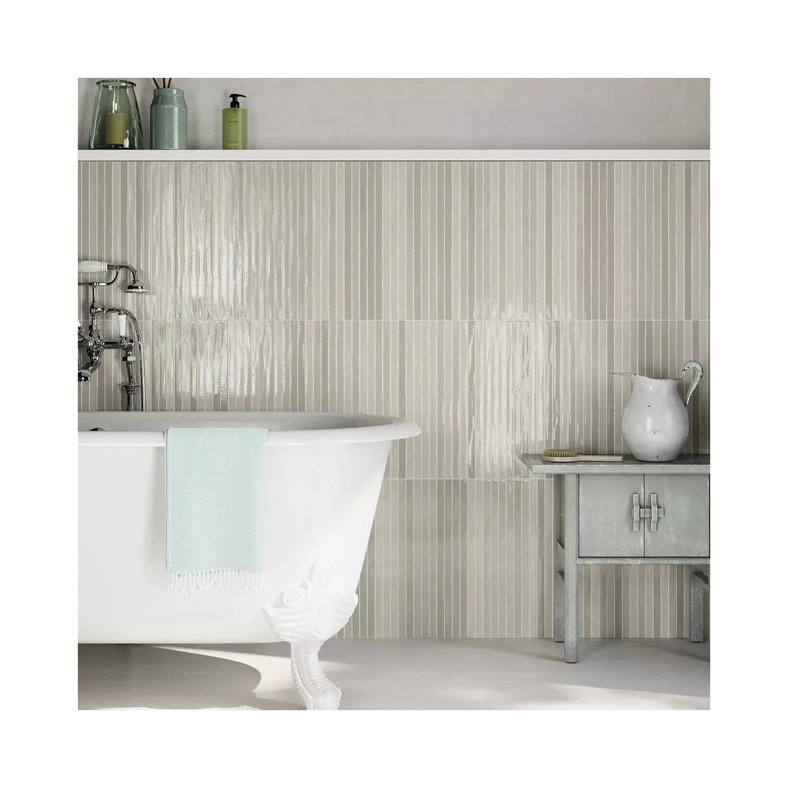 Carrelage mural faïence LONG FINGER Couleurs:Camalon - Gloss