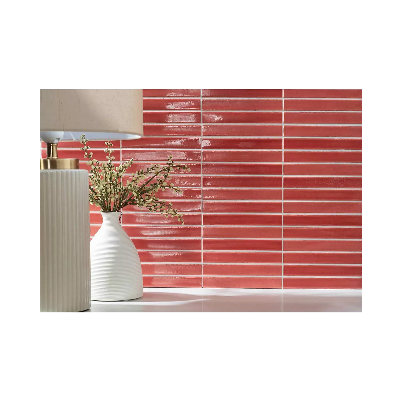 Carrelage mural faïence SHORT FINGER Couleurs:Wild coralito - Crackle