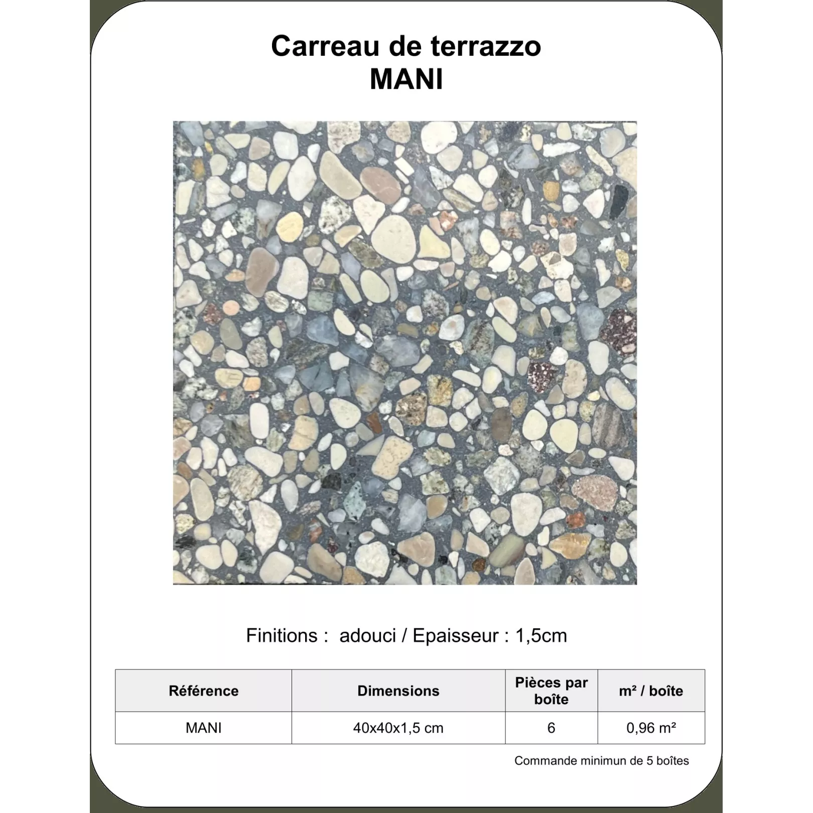 Carreau Terrazzo MANI