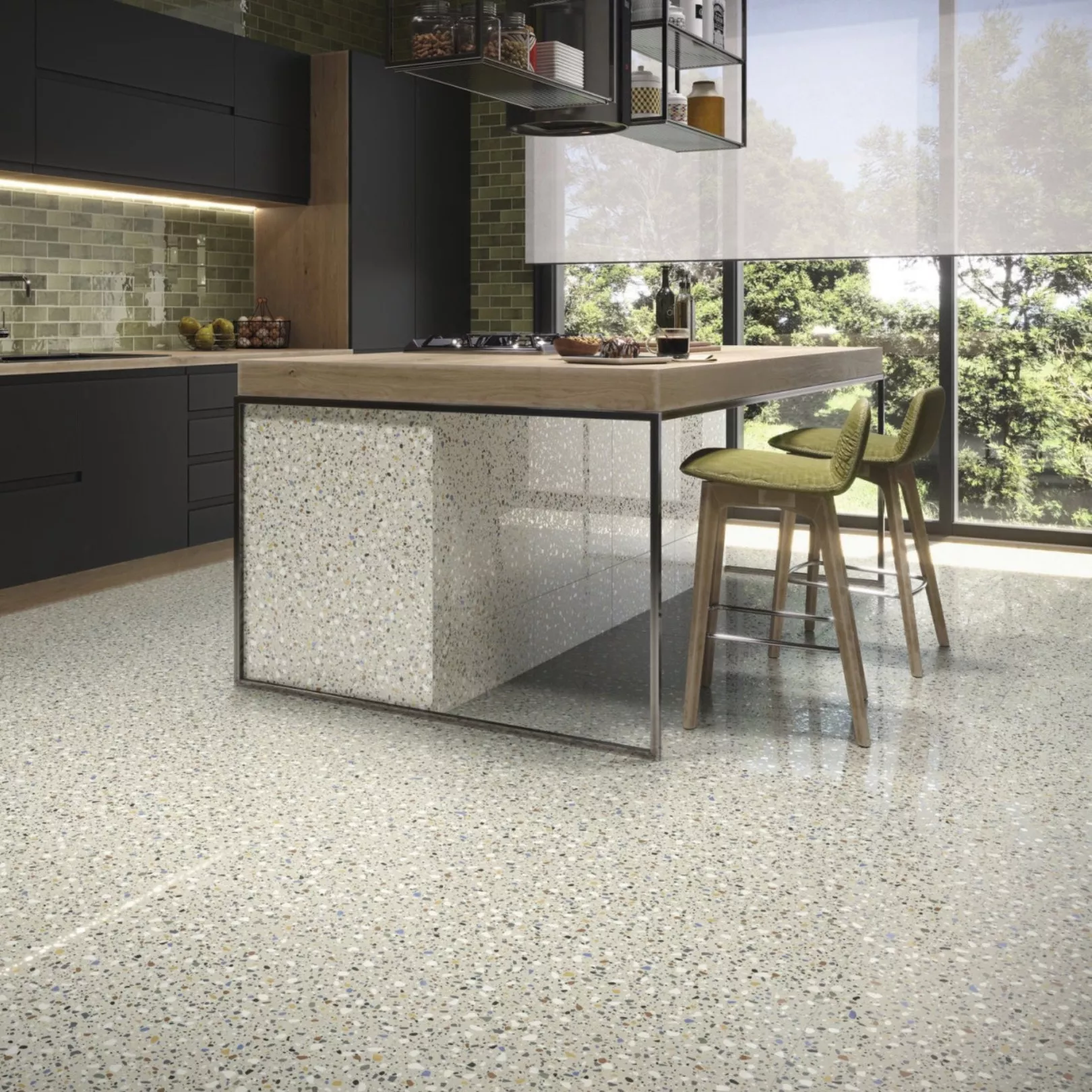 Carrelage grès cérame effet terrazzo EPOCA