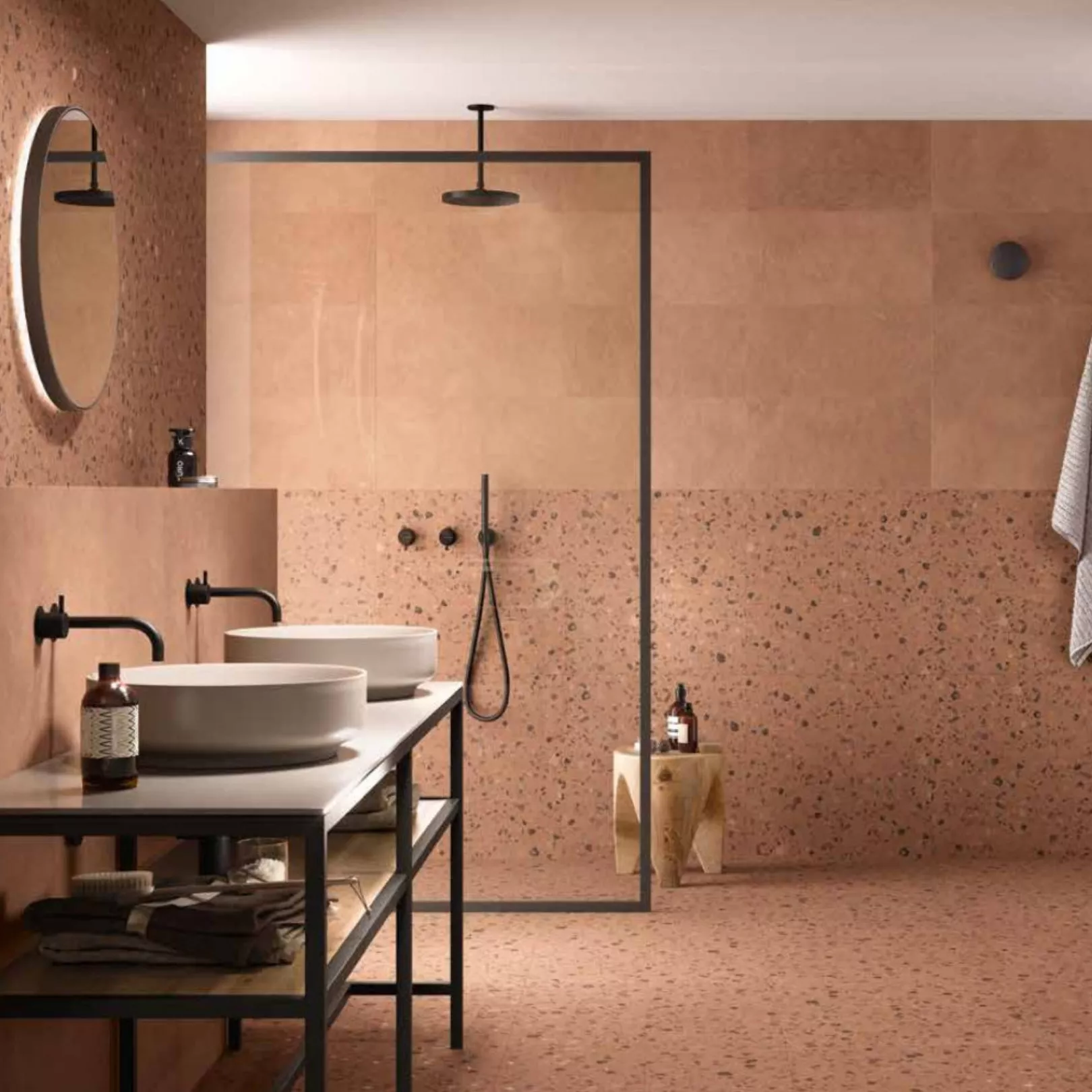 Carrelage grès cérame effet terrazzo TERRA Décor