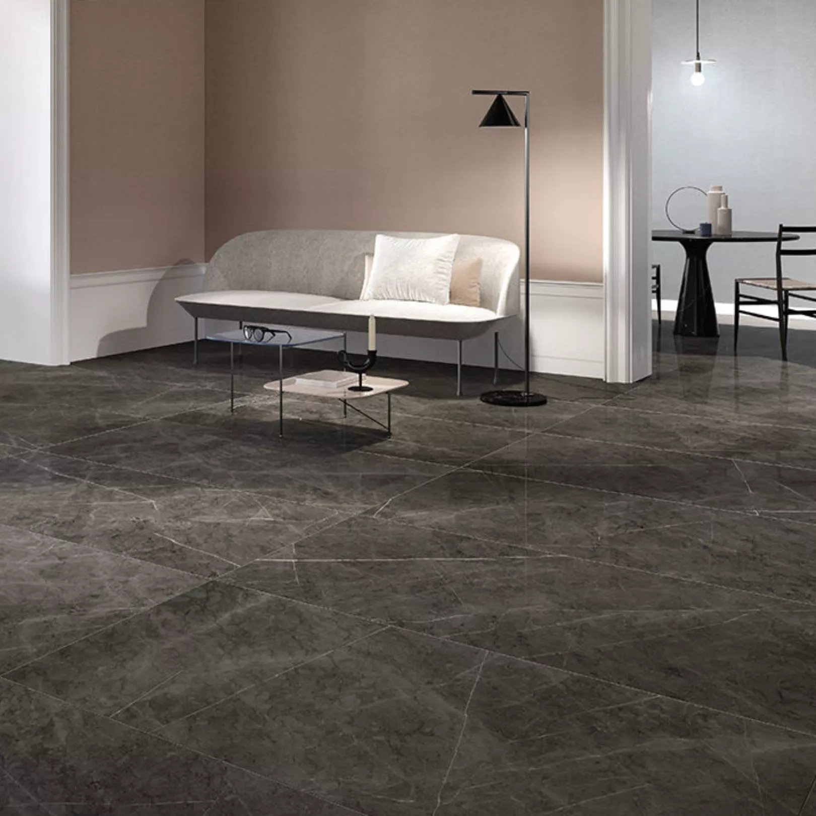 Grès cérame effet Marbre MARMOREA 2 / AMANI GREY