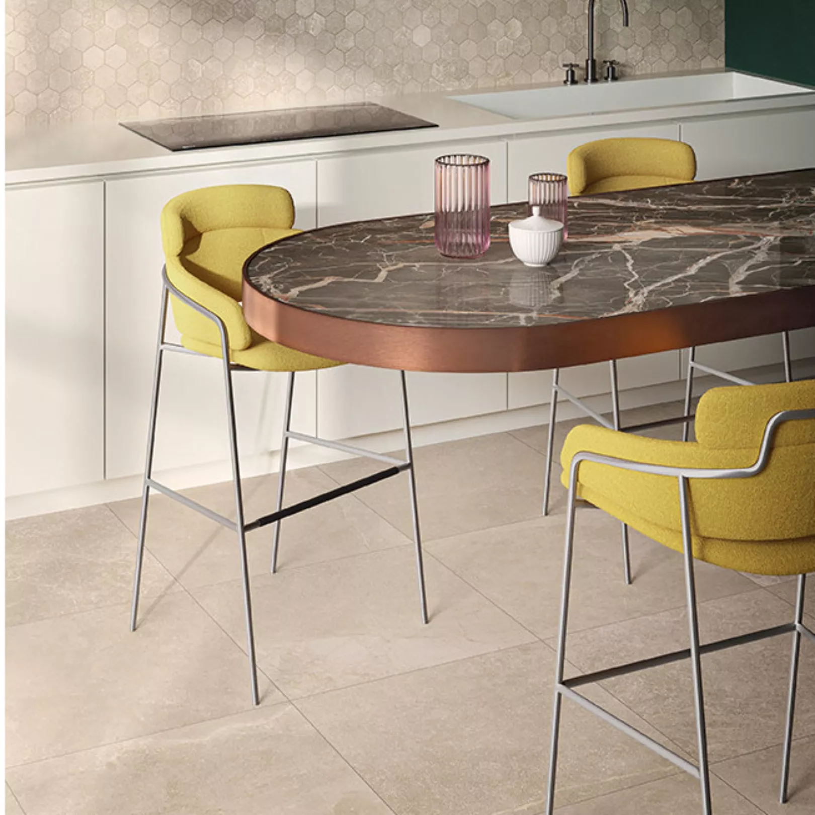 Carrelage grès cérame effet pierre PLANETO