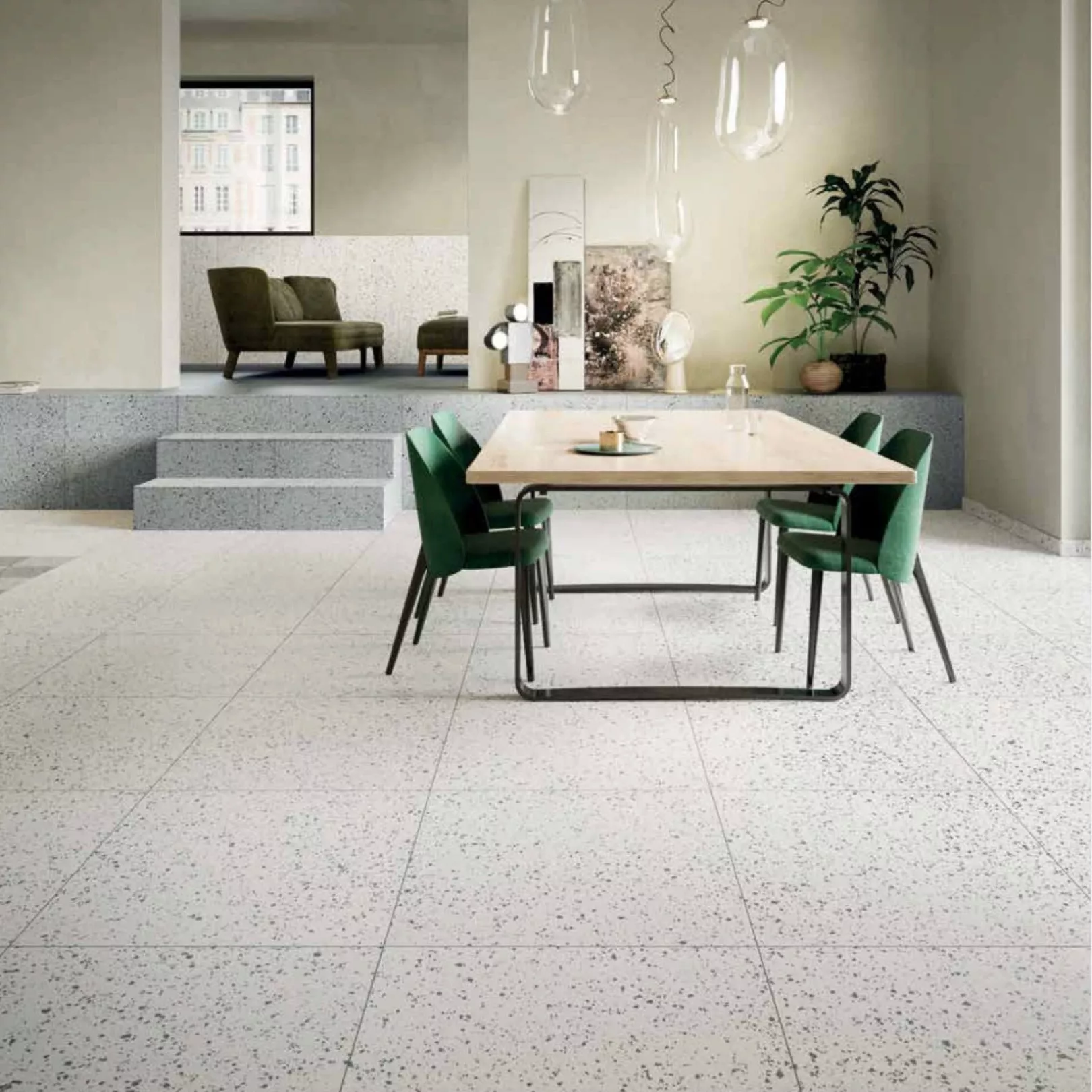 Carrelage grès cérame effet terrazzo VENICE RIALTO