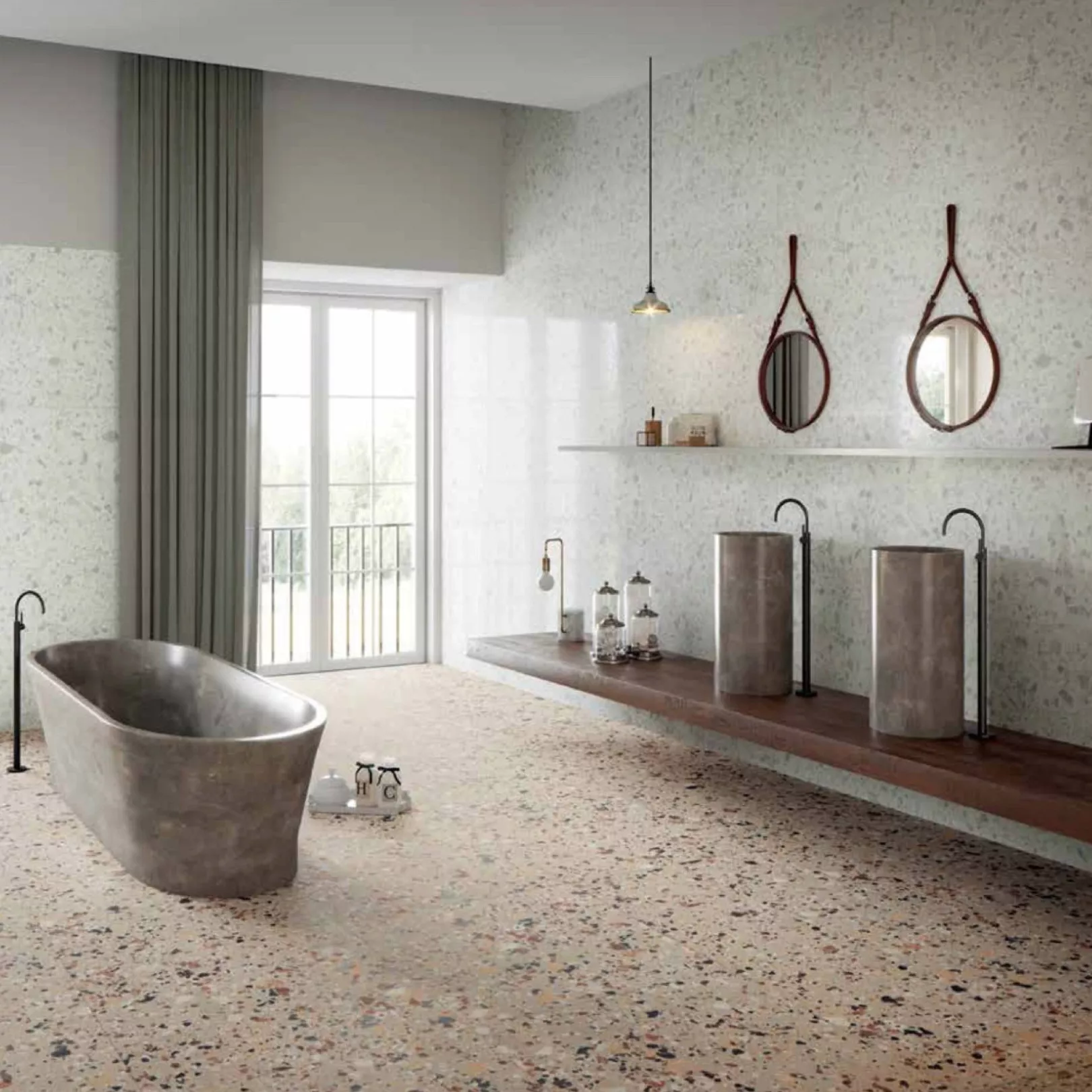 Carrelage grès cérame effet terrazzo VENICE VILLA