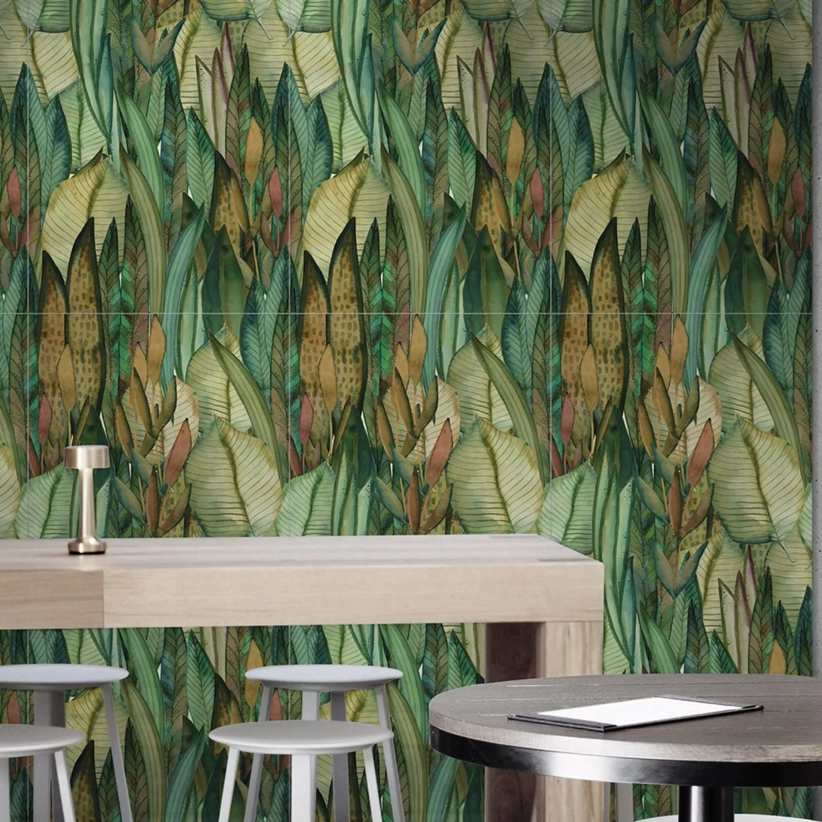 Carrelage grès cérame effet papier peint Scenari Tropical Paint