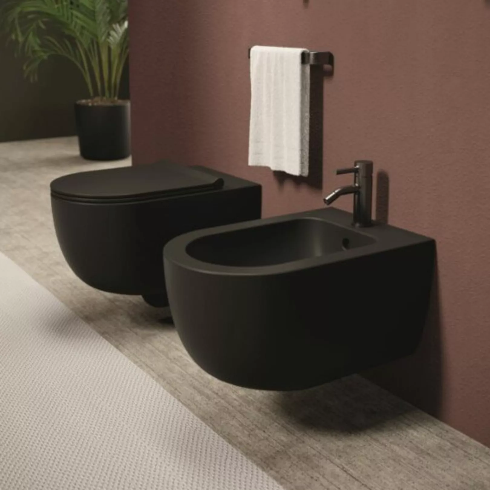 Bidet suspendu UNICA 55